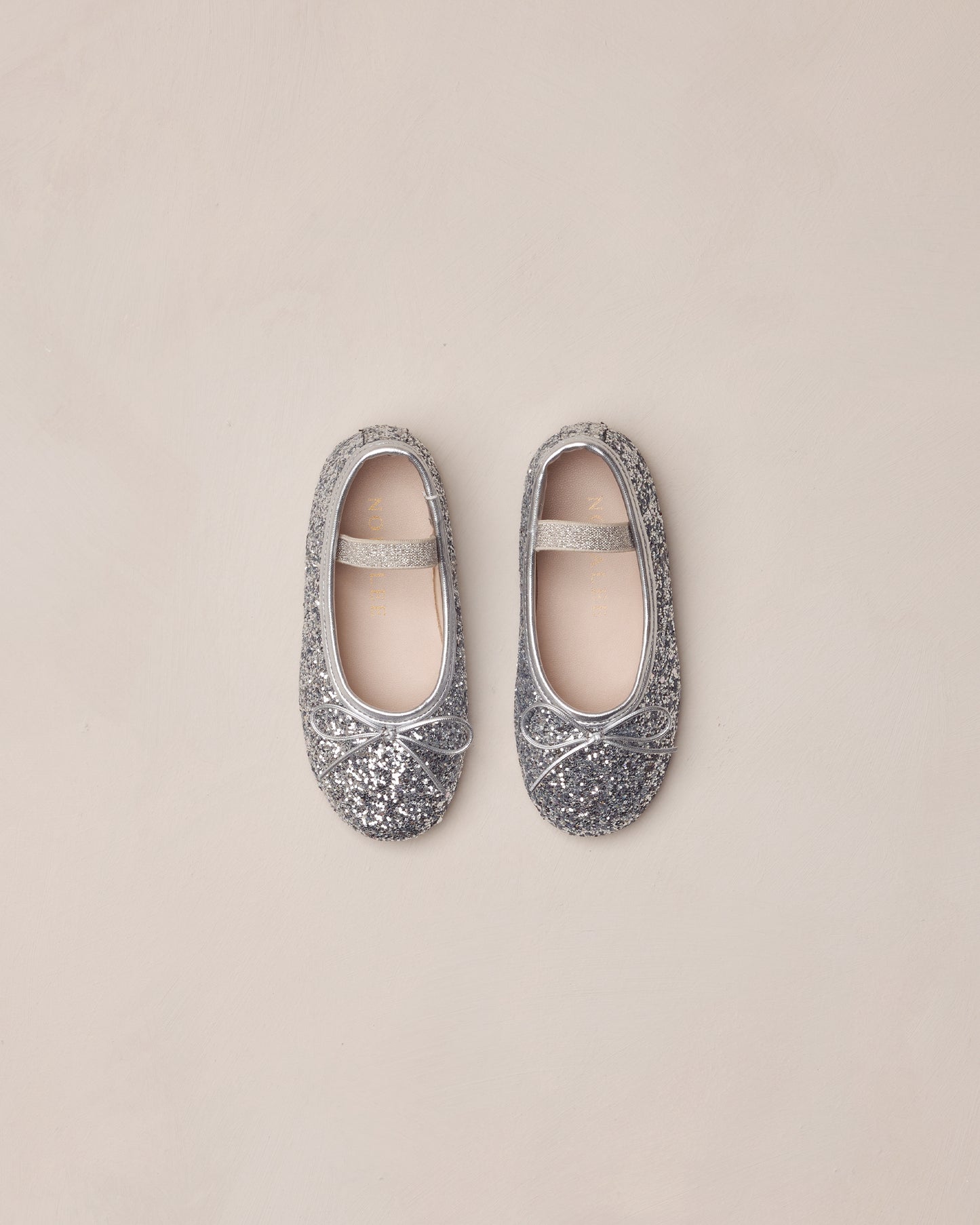 Ballet Flats | Silver Sparkle - Rylee + Cru | Kids Clothes | Trendy Baby Clothes | Modern Infant Outfits |