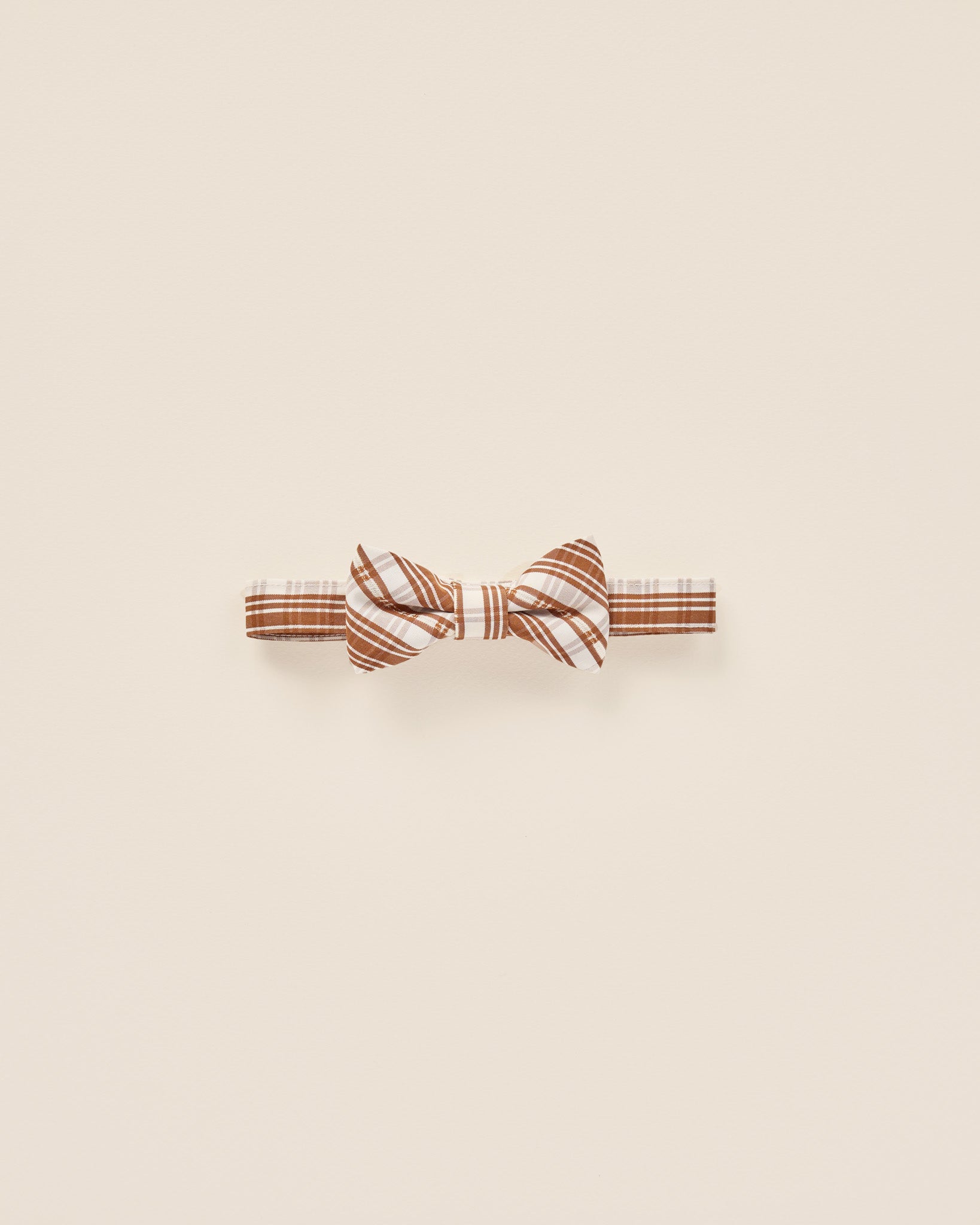 Bow Tie || Copper Plaid