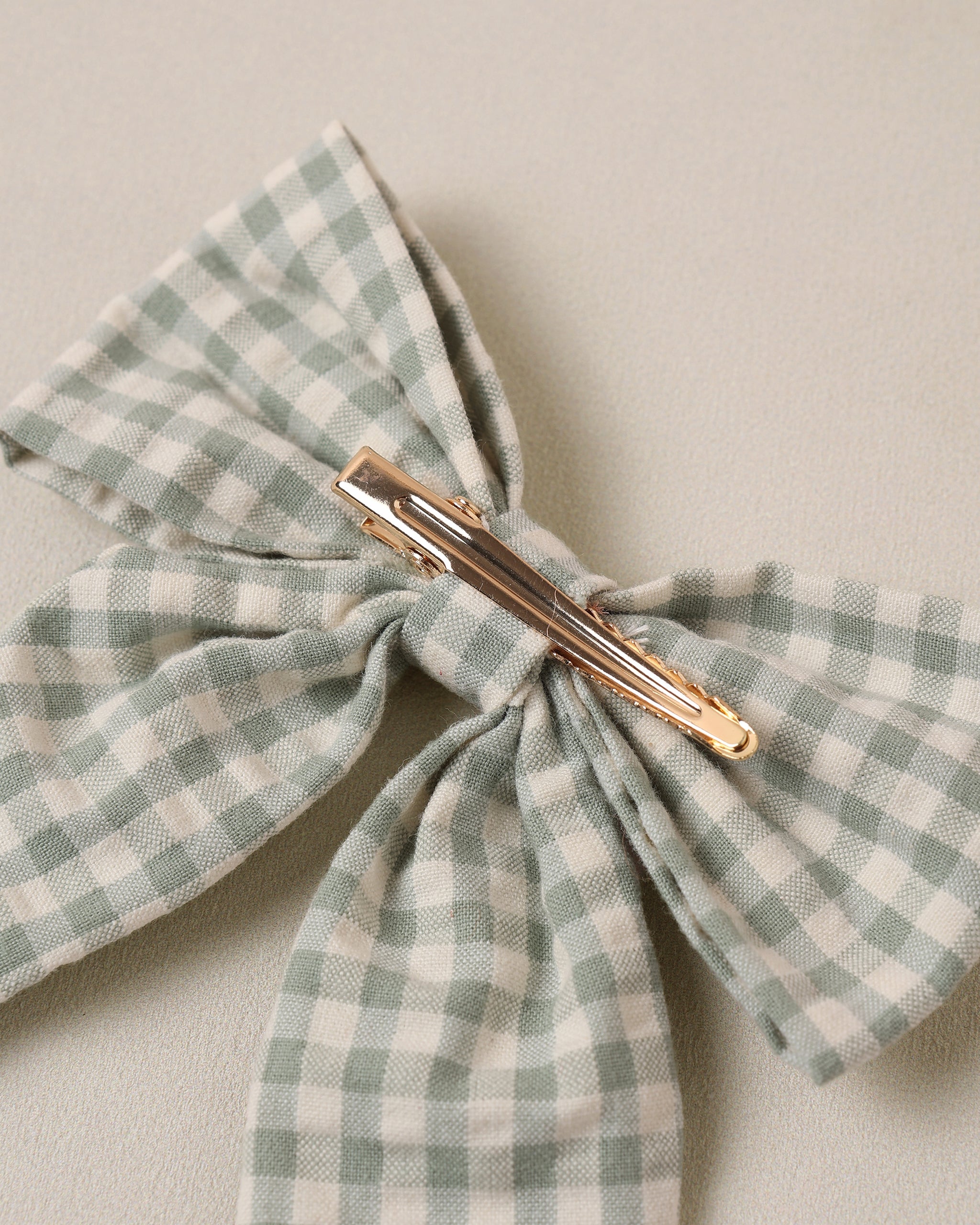 Norah Bow Eucalyptus Check - Rylee + Cru | Kids Clothes | Trendy Baby Clothes | Modern Infant Outfits |