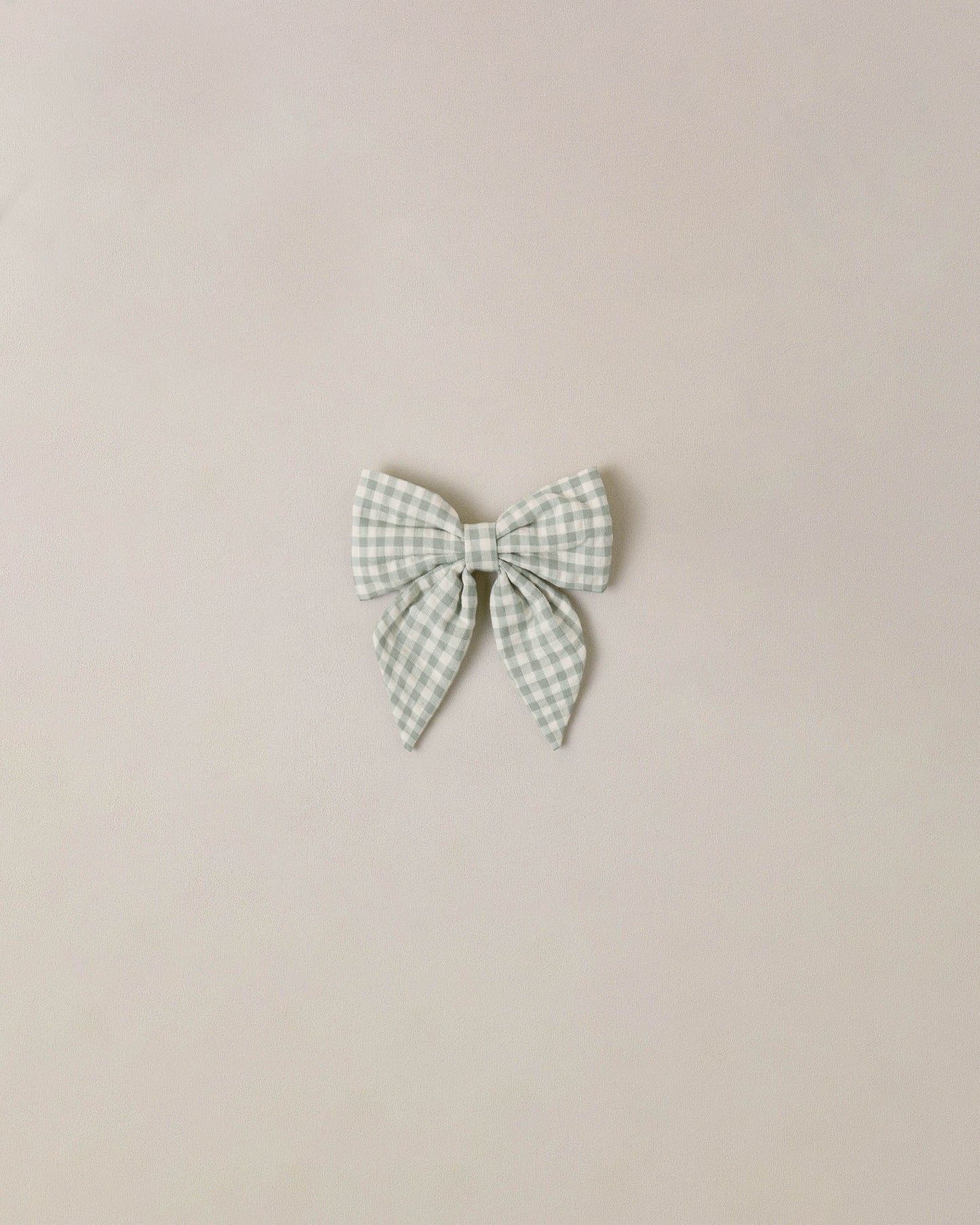 Norah Bow Eucalyptus Check - Rylee + Cru | Kids Clothes | Trendy Baby Clothes | Modern Infant Outfits |