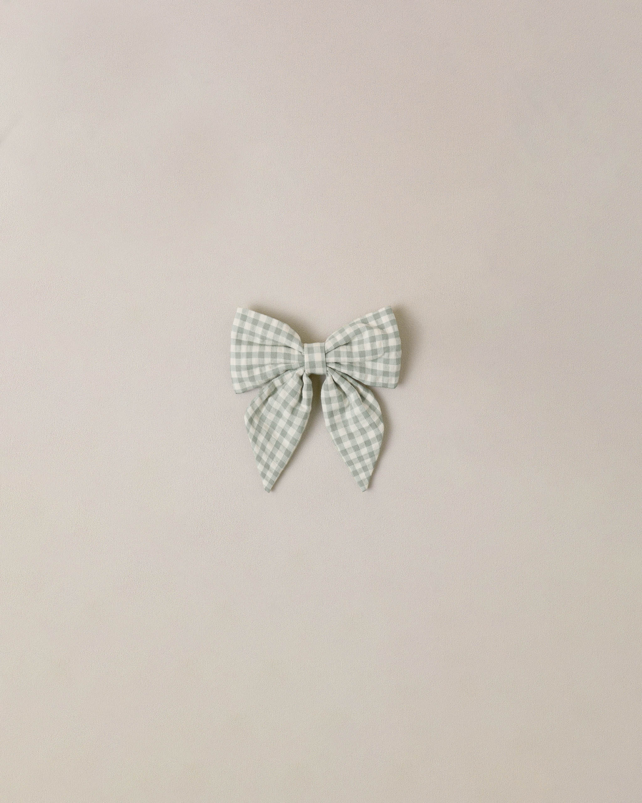 Norah Bow Eucalyptus Check - Rylee + Cru | Kids Clothes | Trendy Baby Clothes | Modern Infant Outfits |