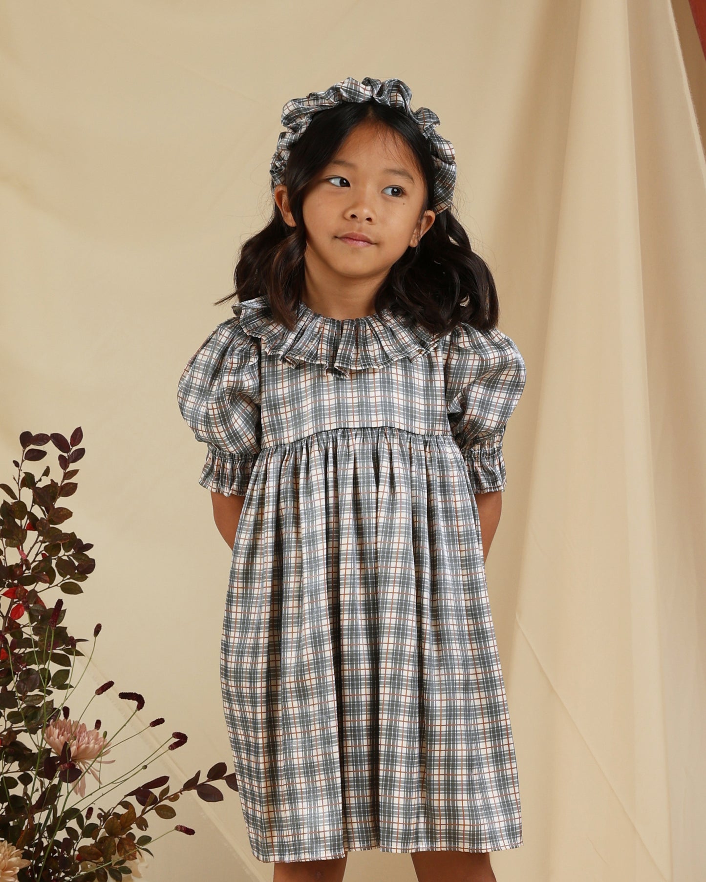 Amelia Dress || Holiday Plaid