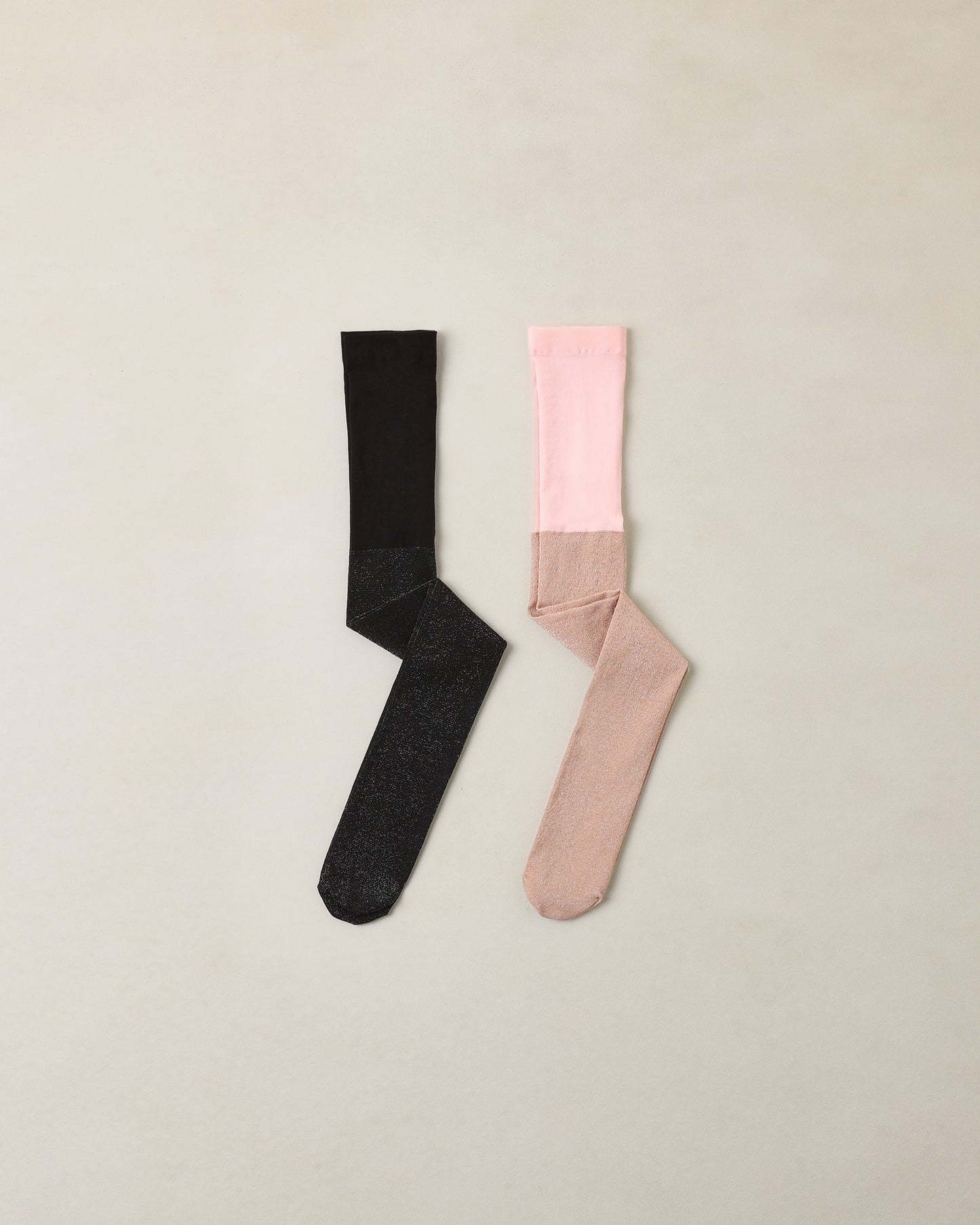 Shimmer Tights Black, Blush - Rylee + Cru | Kids Clothes | Trendy Baby Clothes | Modern Infant Outfits |