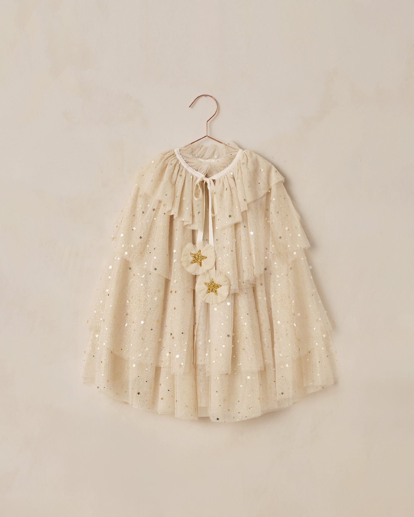Tulle Cape | Champagne Stars - Rylee + Cru | Kids Clothes | Trendy Baby Clothes | Modern Infant Outfits |