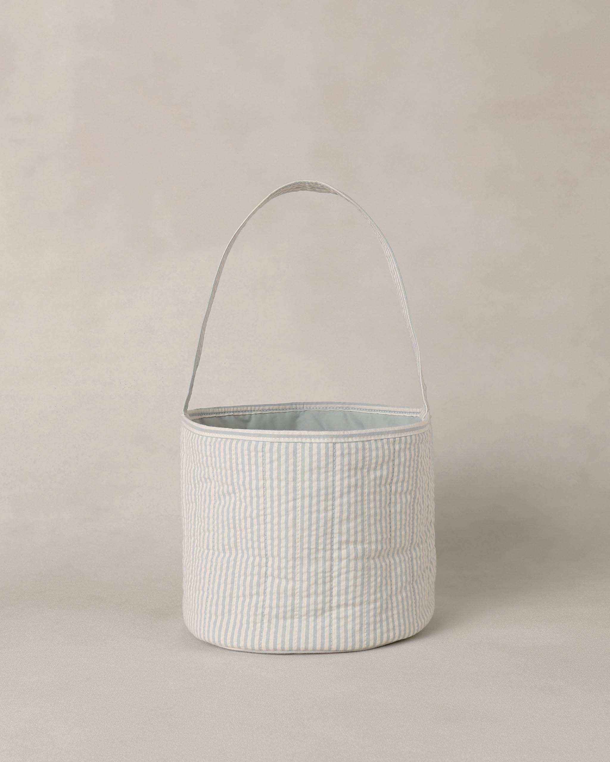 Easter Basket Sky Stripe Seersucker - Rylee + Cru | Kids Clothes | Trendy Baby Clothes | Modern Infant Outfits |