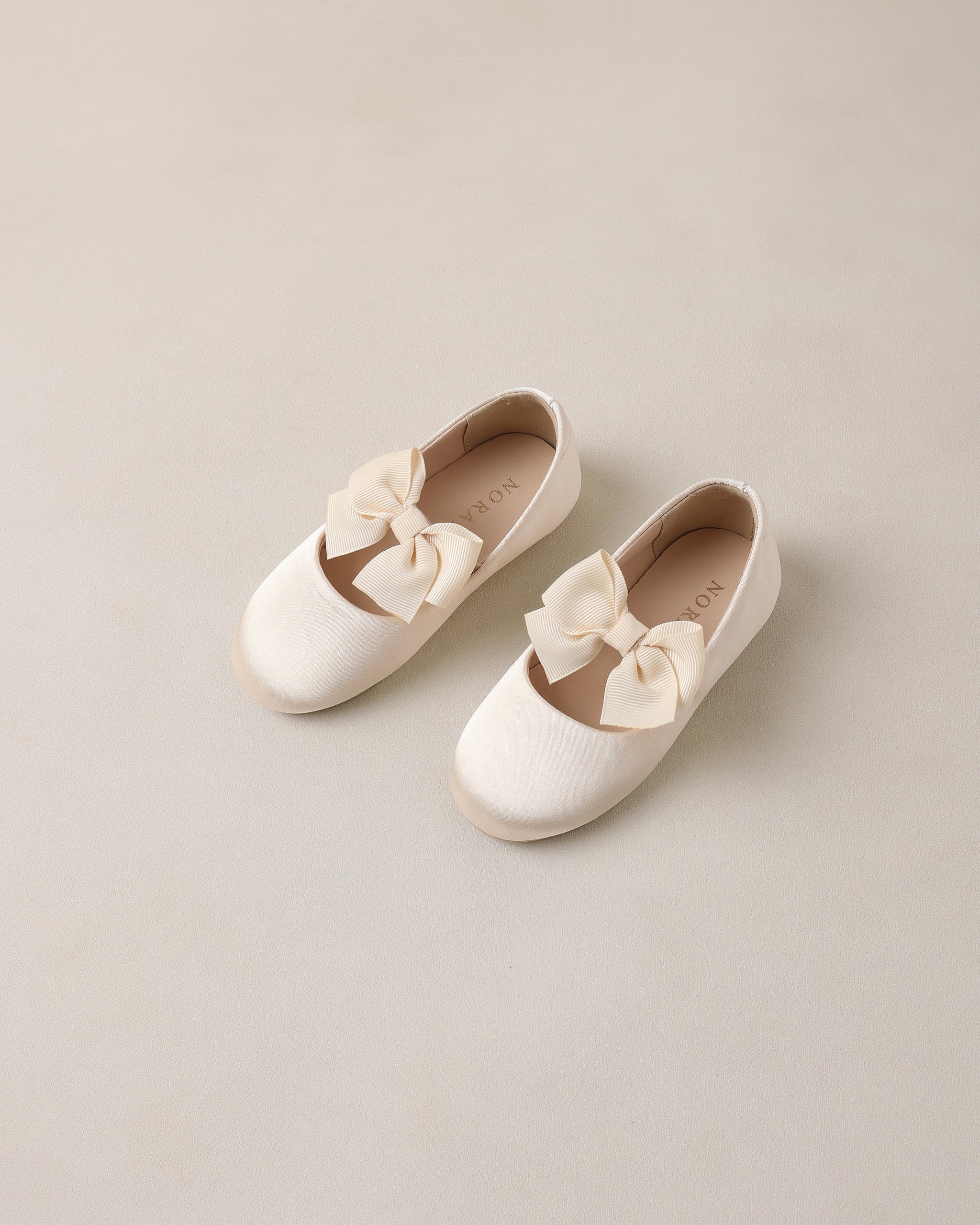 Bow Ballet Flats Pearl - Rylee + Cru | Kids Clothes | Trendy Baby Clothes | Modern Infant Outfits |