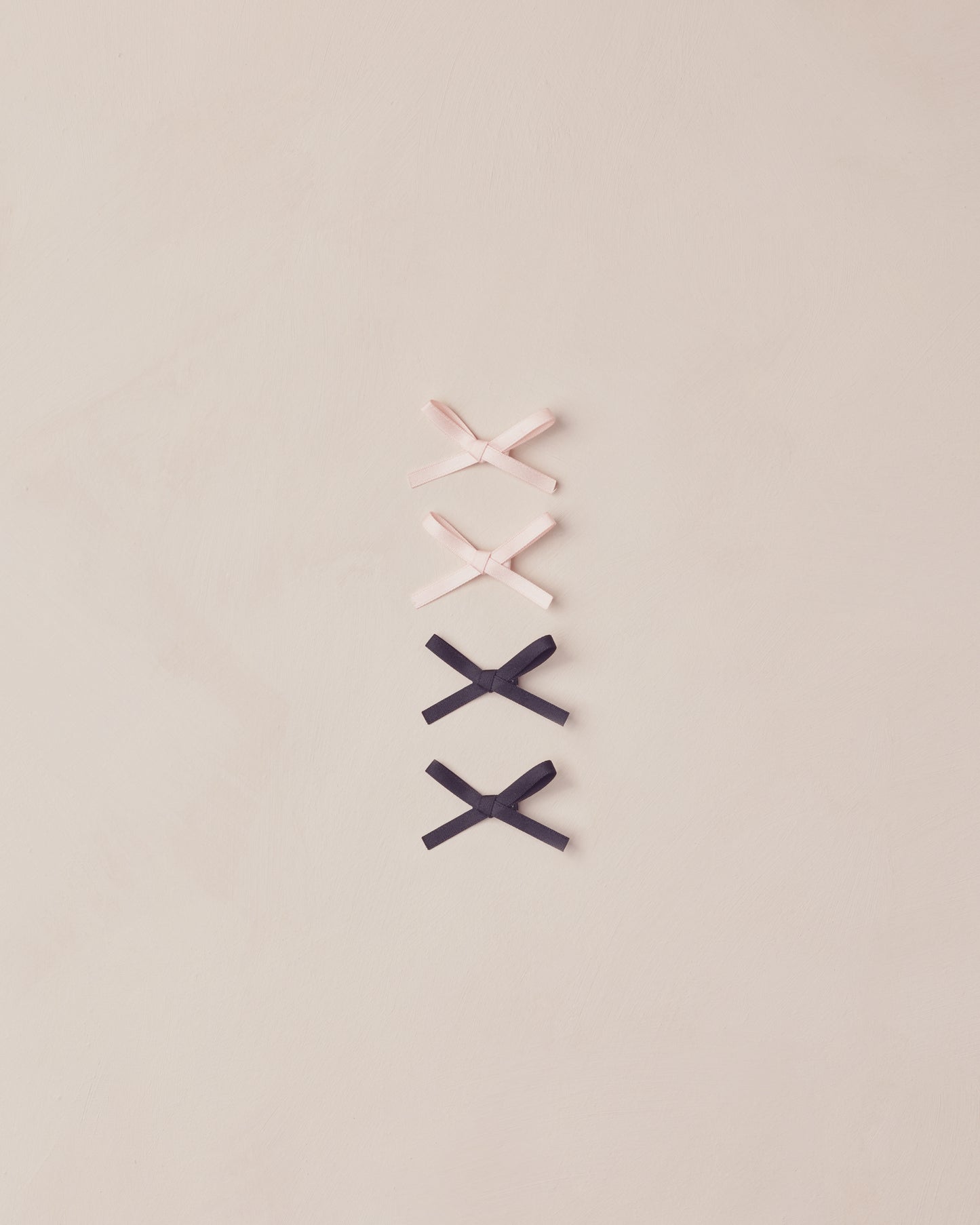 Mini Velvet Ribbon Bow || Rose, Black - Rylee + Cru | Kids Clothes | Trendy Baby Clothes | Modern Infant Outfits |