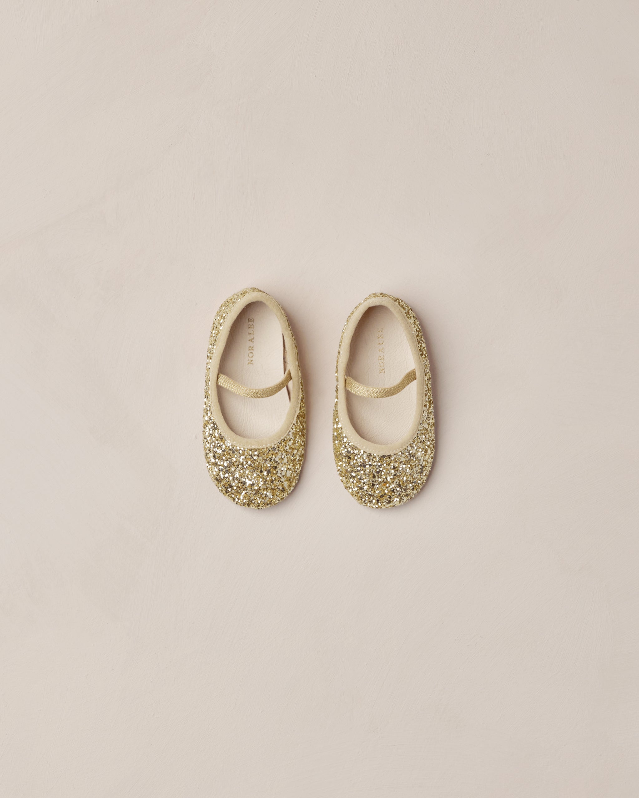 Baby Ballet Flats | Gold Sparkle - Rylee + Cru | Kids Clothes | Trendy Baby Clothes | Modern Infant Outfits |
