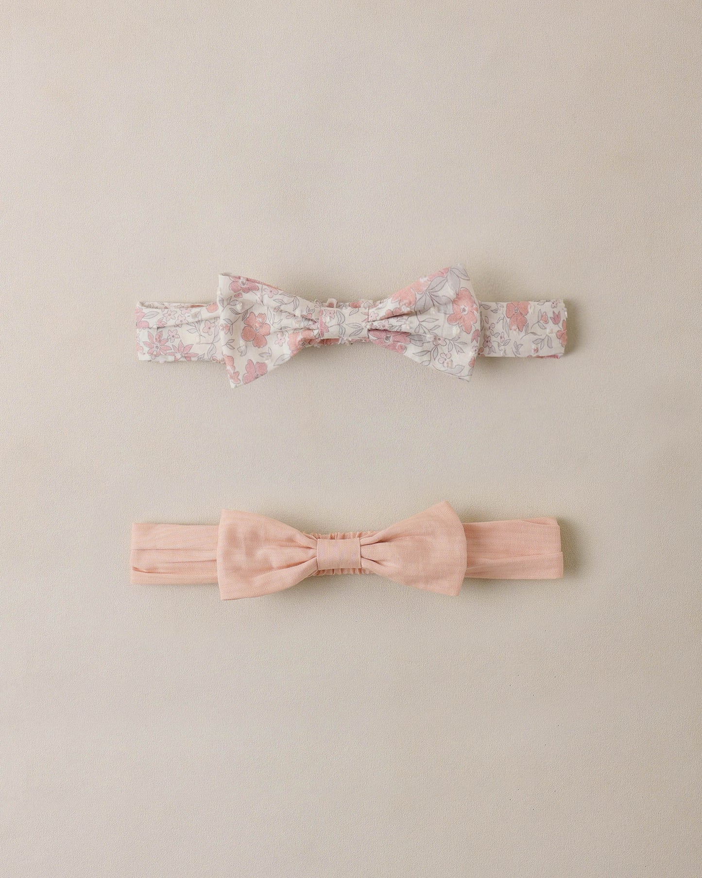 Baby Bow Headband Set Petal, Pastel Garden - Rylee + Cru | Kids Clothes | Trendy Baby Clothes | Modern Infant Outfits |