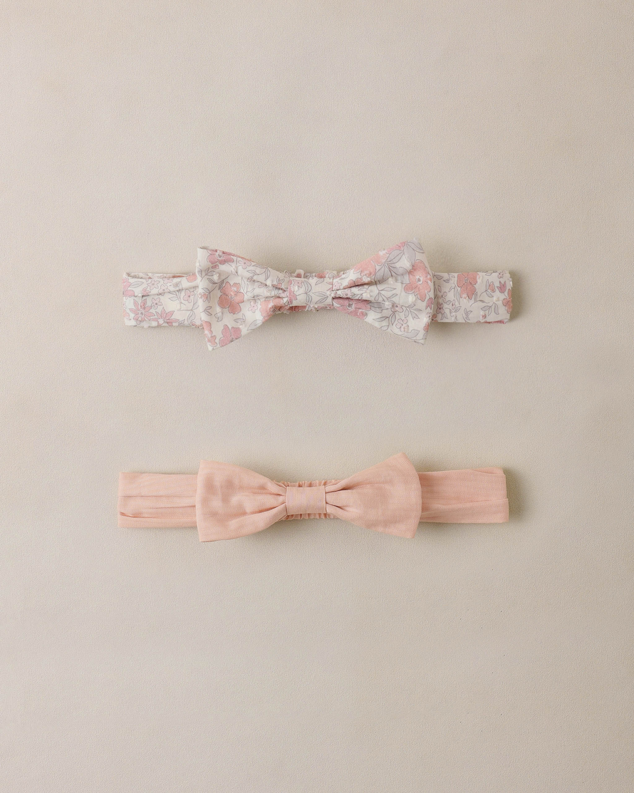 Baby Bow Headband Set Petal, Pastel Garden - Rylee + Cru | Kids Clothes | Trendy Baby Clothes | Modern Infant Outfits |