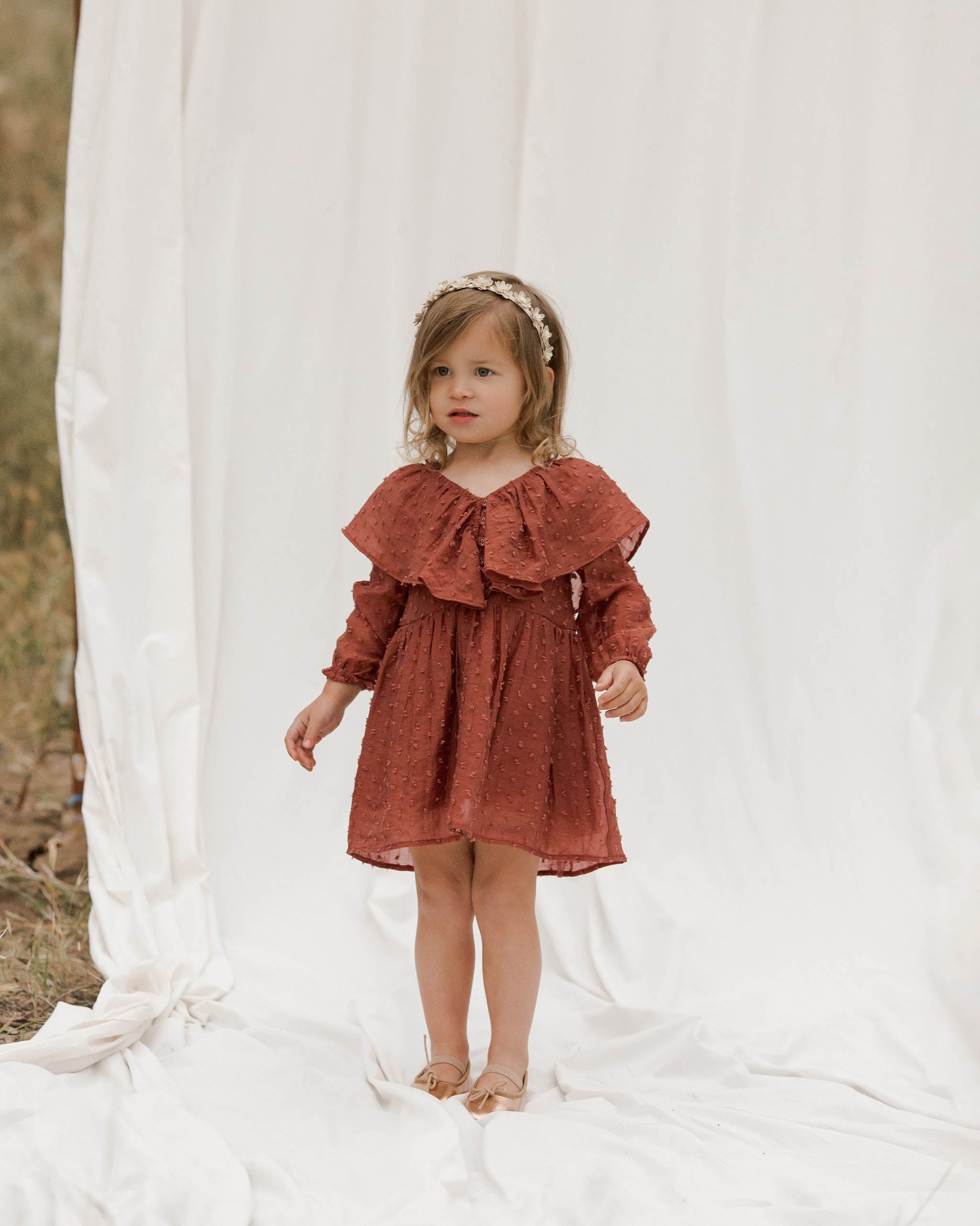 Claudette Dress || Berry - Rylee + Cru | Kids Clothes | Trendy Baby Clothes | Modern Infant Outfits |