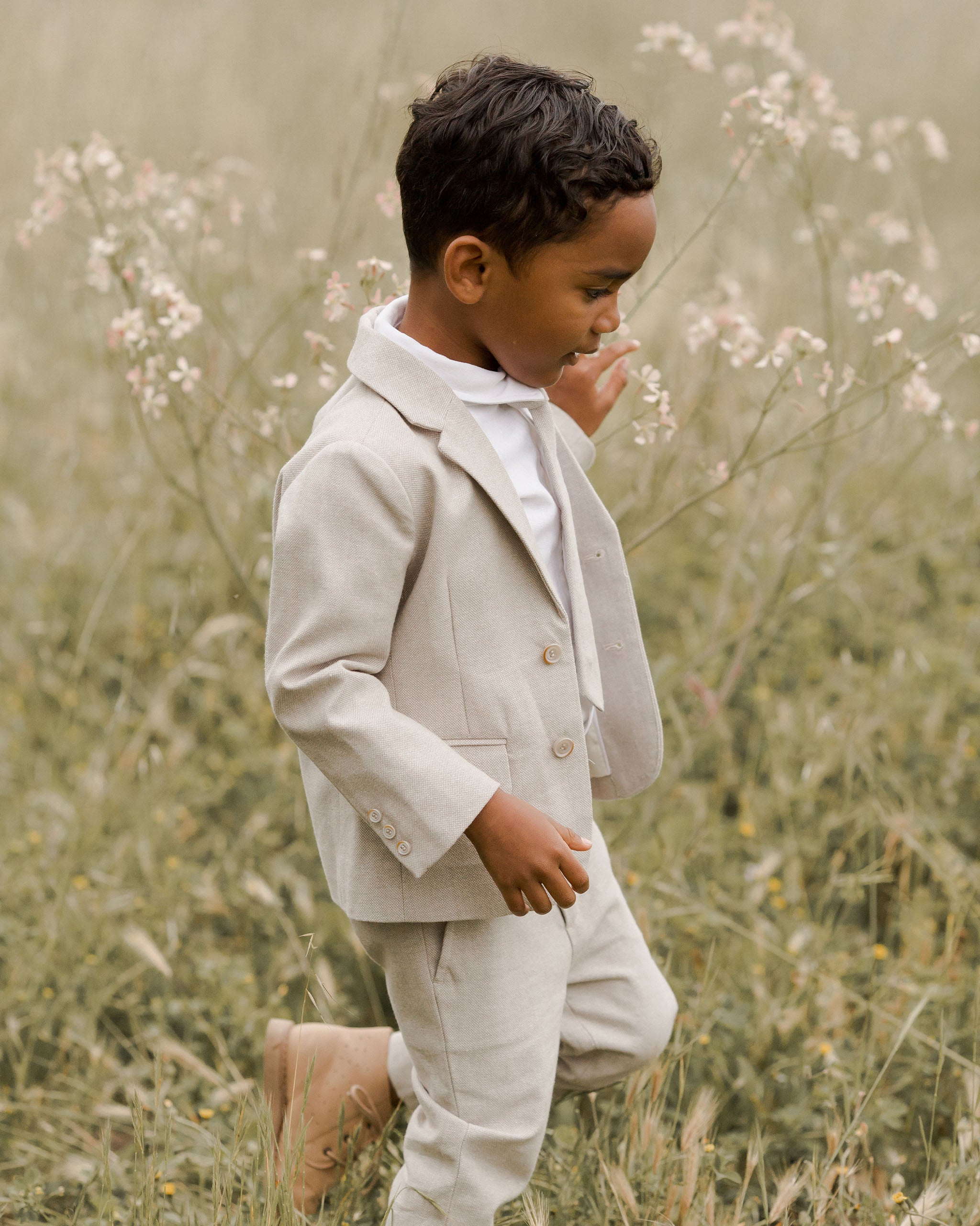 Skinny Tie || Fog - Rylee + Cru | Kids Clothes | Trendy Baby Clothes | Modern Infant Outfits |