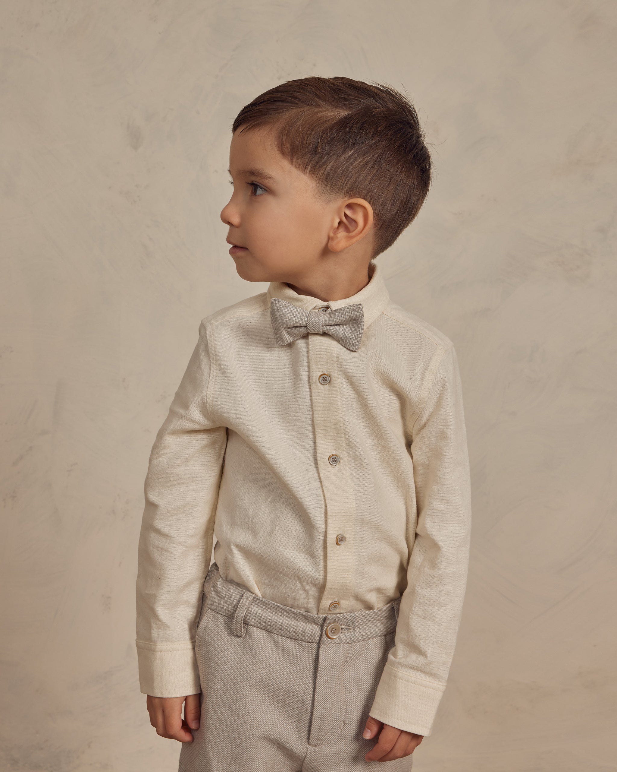 Harrison Button Down || Natural - Rylee + Cru | Kids Clothes | Trendy Baby Clothes | Modern Infant Outfits |