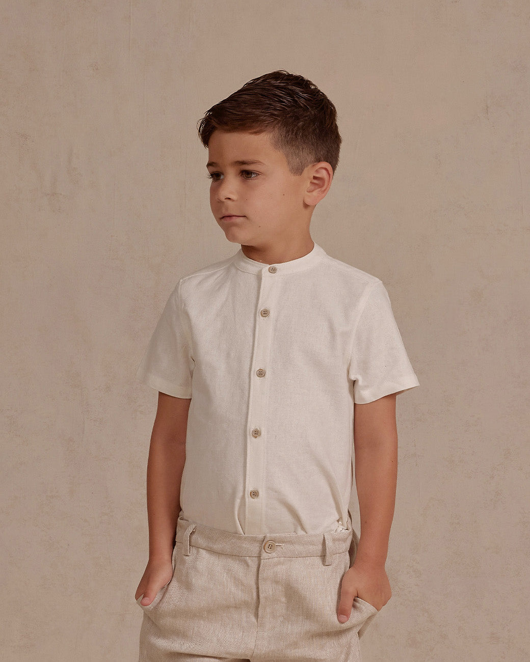 Archie Shirt Ivory Noralee Archie Shirt Ivory Noralee