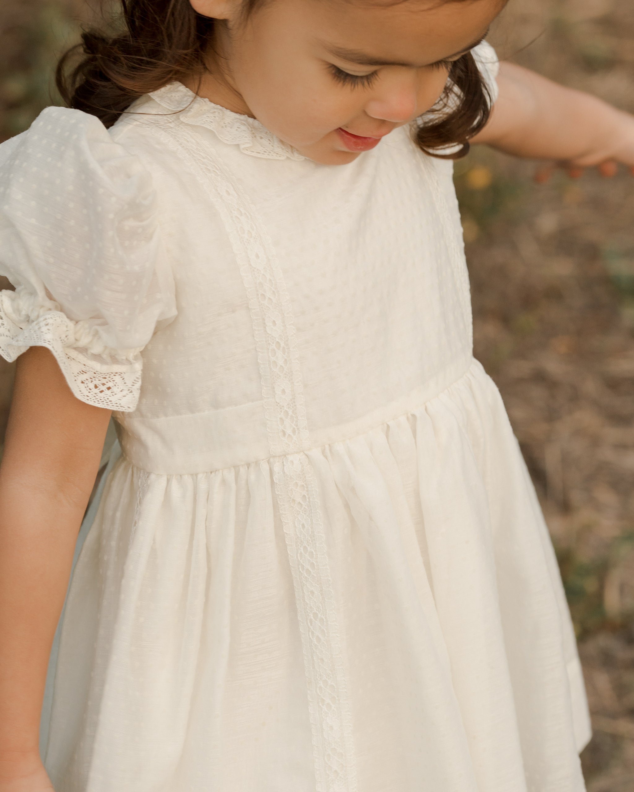 Grace Dress || Ivory - Rylee + Cru | Kids Clothes | Trendy Baby Clothes | Modern Infant Outfits |