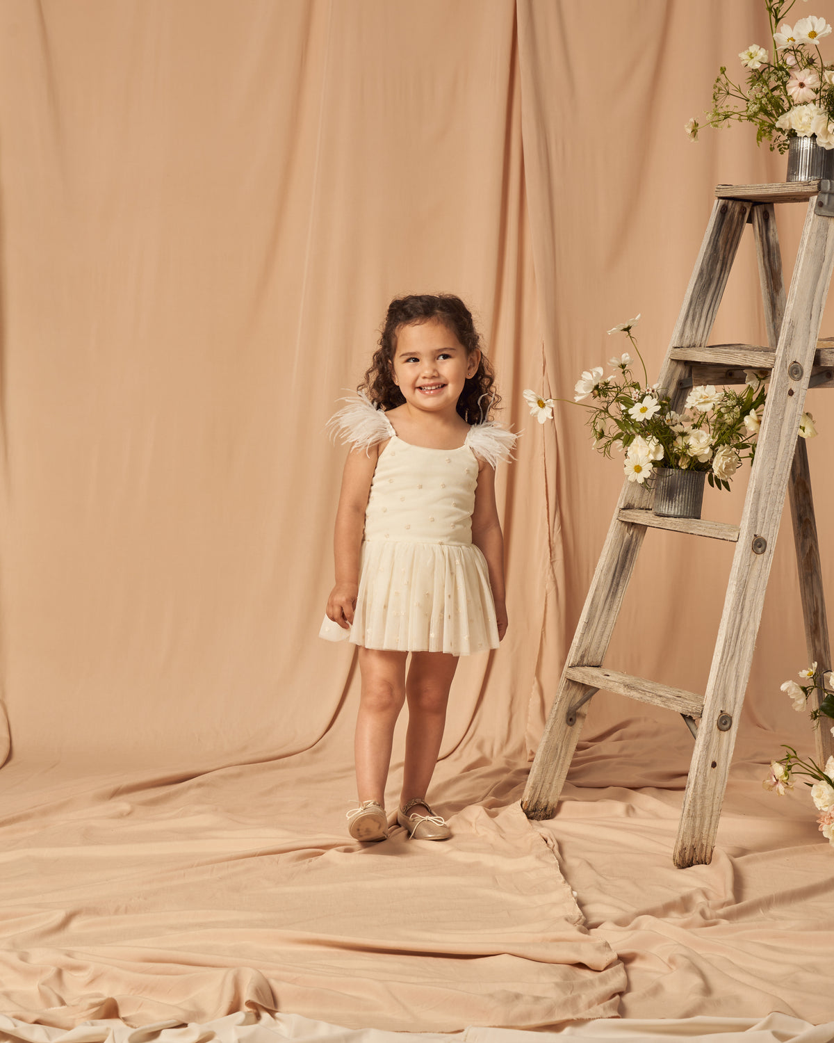 Noralee Lucy Romper in Ivory