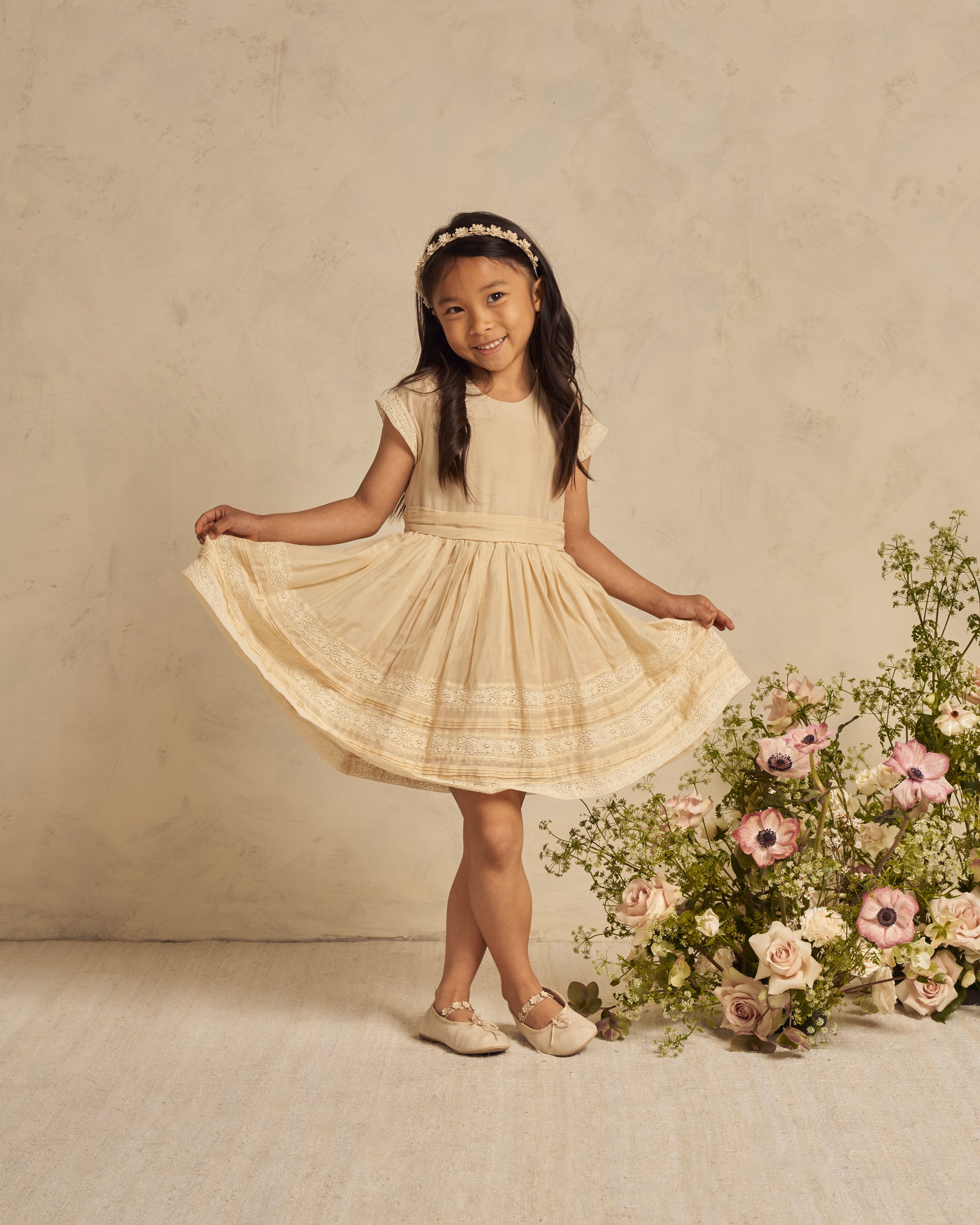 The Mabel Dress by Rylee & Cru - Gardenia - KIDS – THE SKINNY