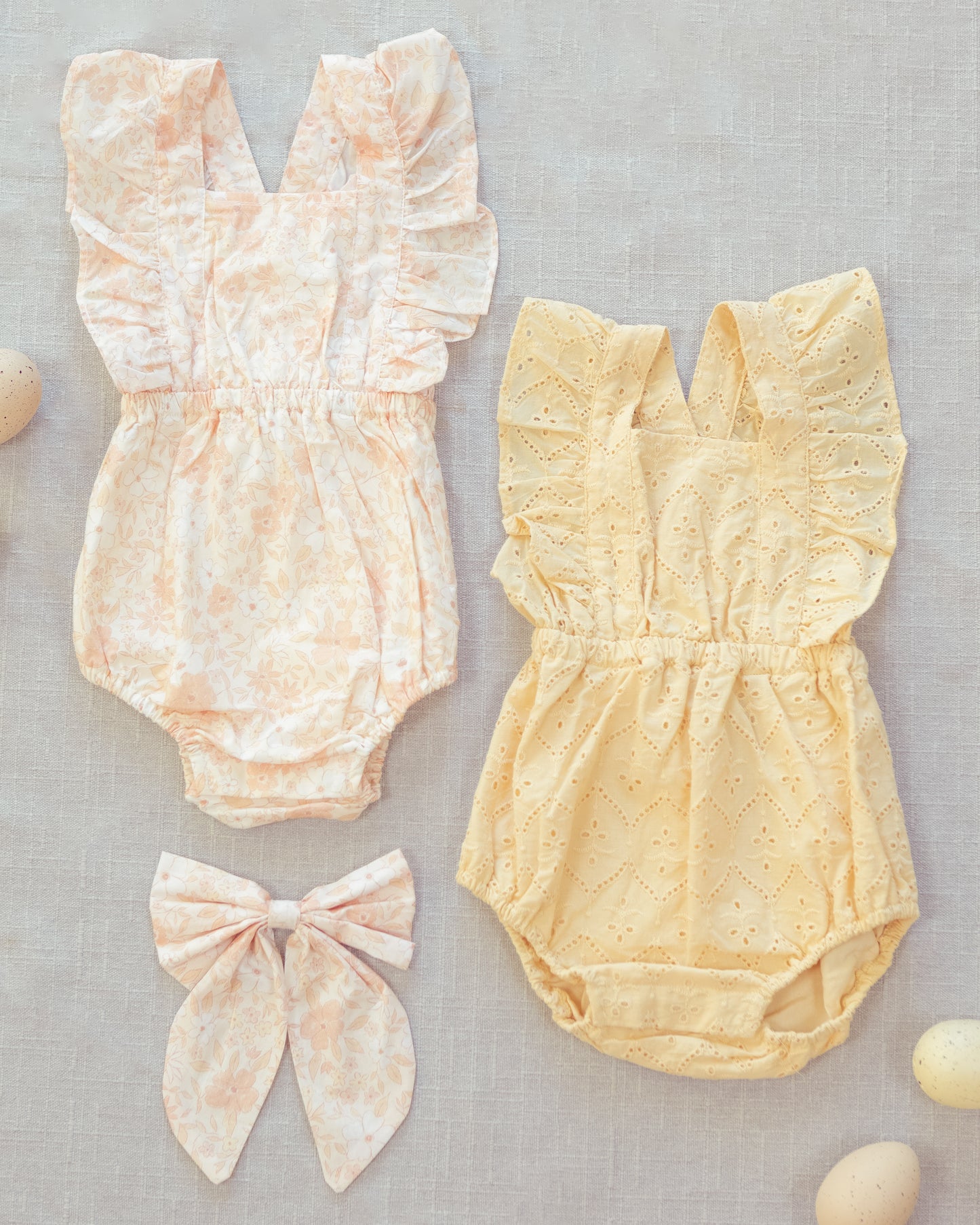 Everly Bow Pastel Garden - Rylee + Cru | Kids Clothes | Trendy Baby Clothes | Modern Infant Outfits |