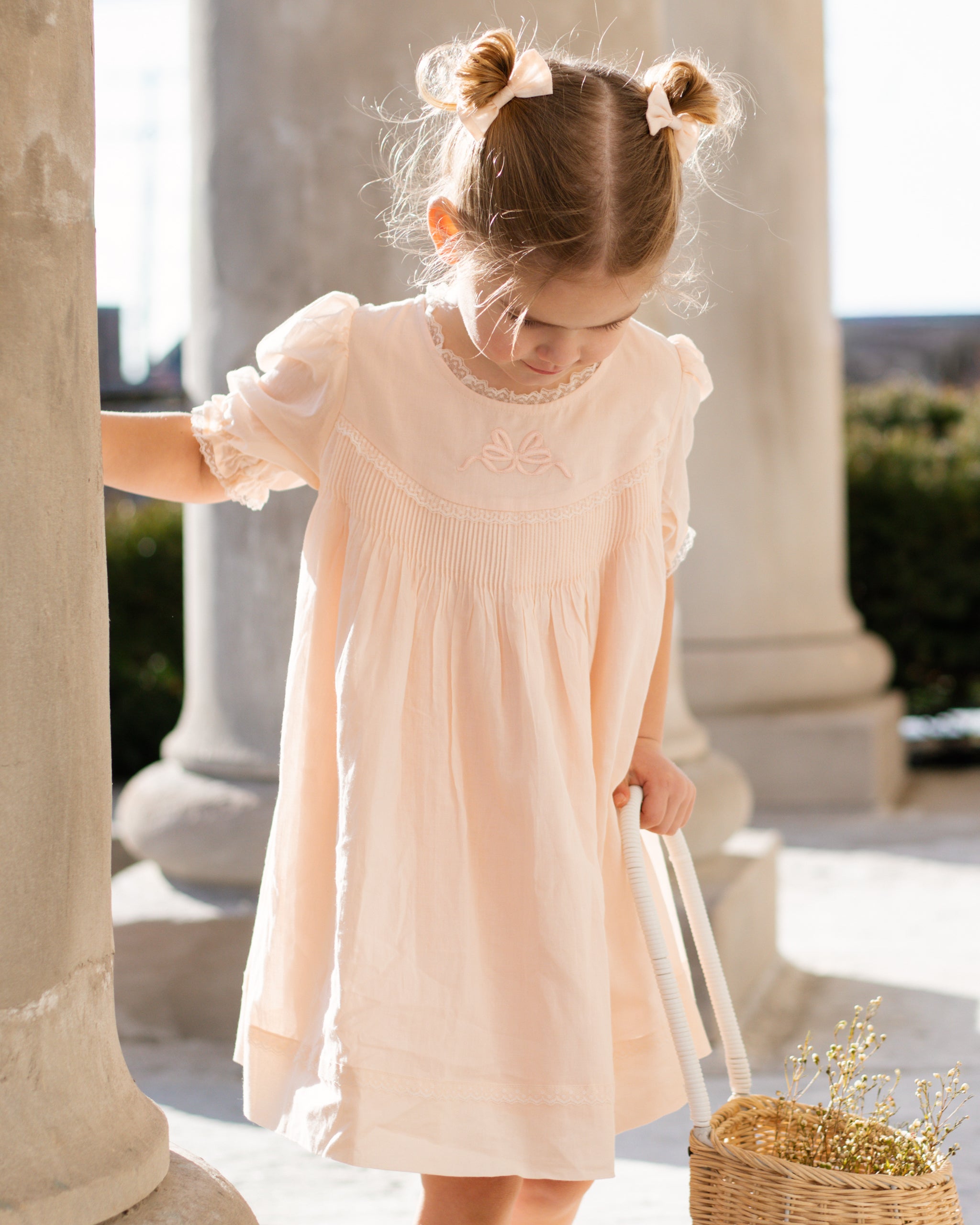 Penelope Dress Blush – Noralee