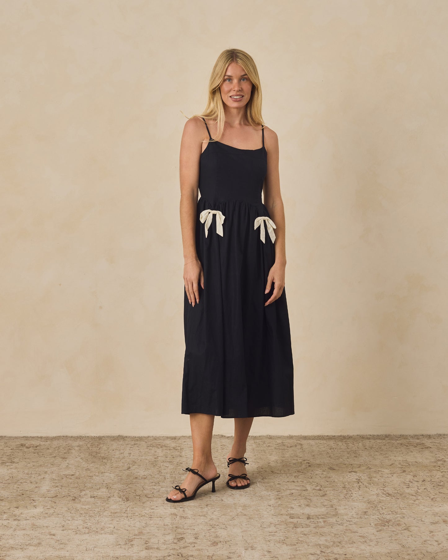 Beatrice Dress | Black - Rylee + Cru | Kids Clothes | Trendy Baby Clothes | Modern Infant Outfits |