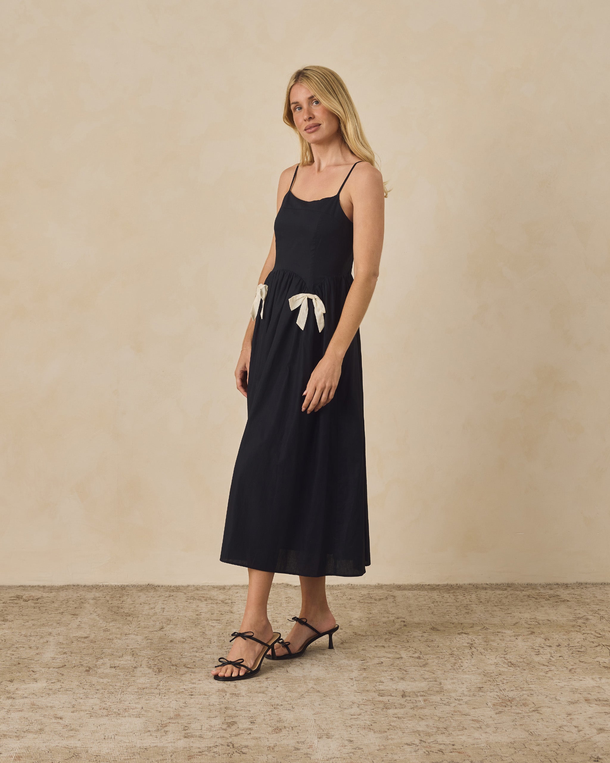 Beatrice Dress | Black - Rylee + Cru | Kids Clothes | Trendy Baby Clothes | Modern Infant Outfits |