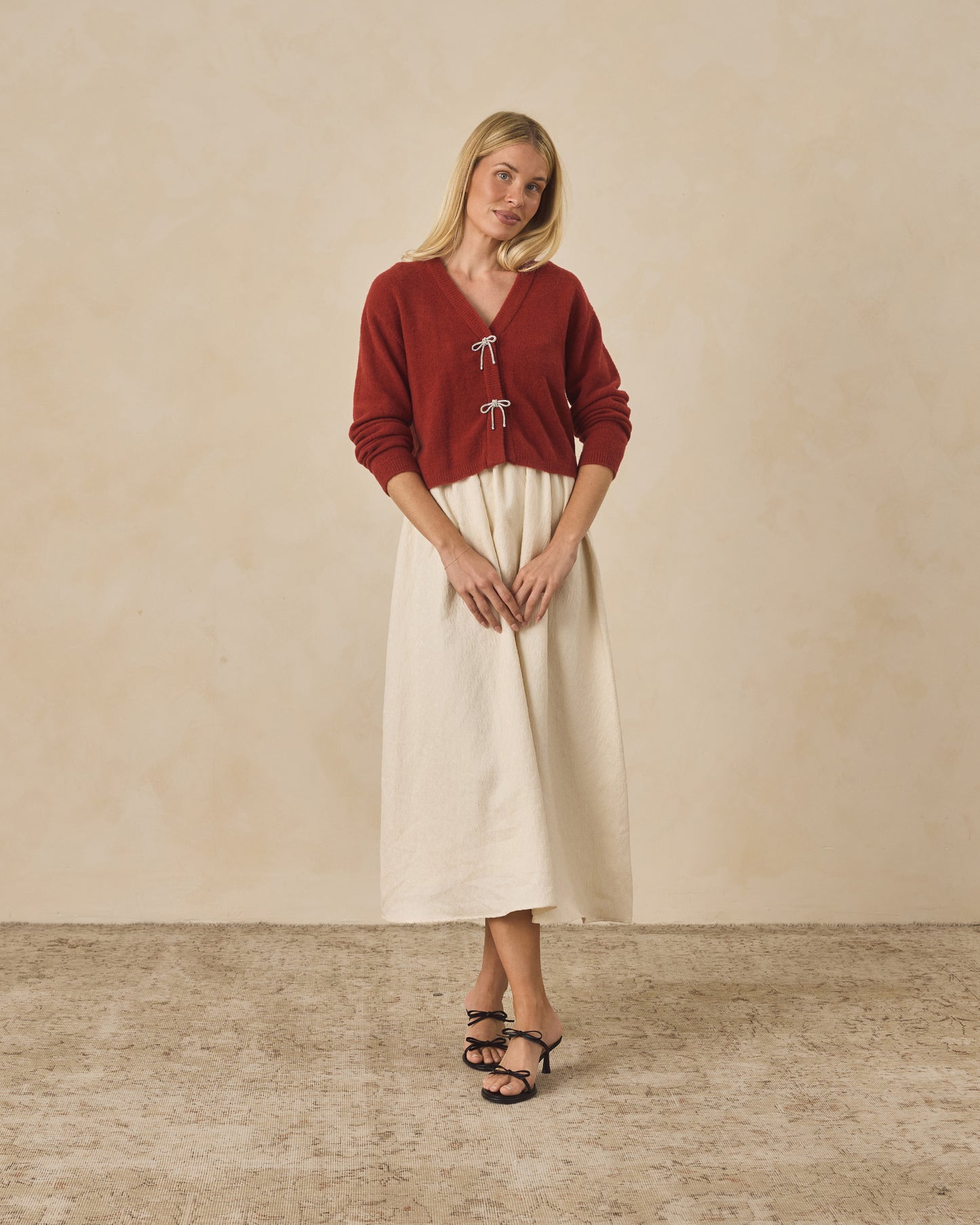 Bow Cardigan | Ruby - Rylee + Cru | Kids Clothes | Trendy Baby Clothes | Modern Infant Outfits |