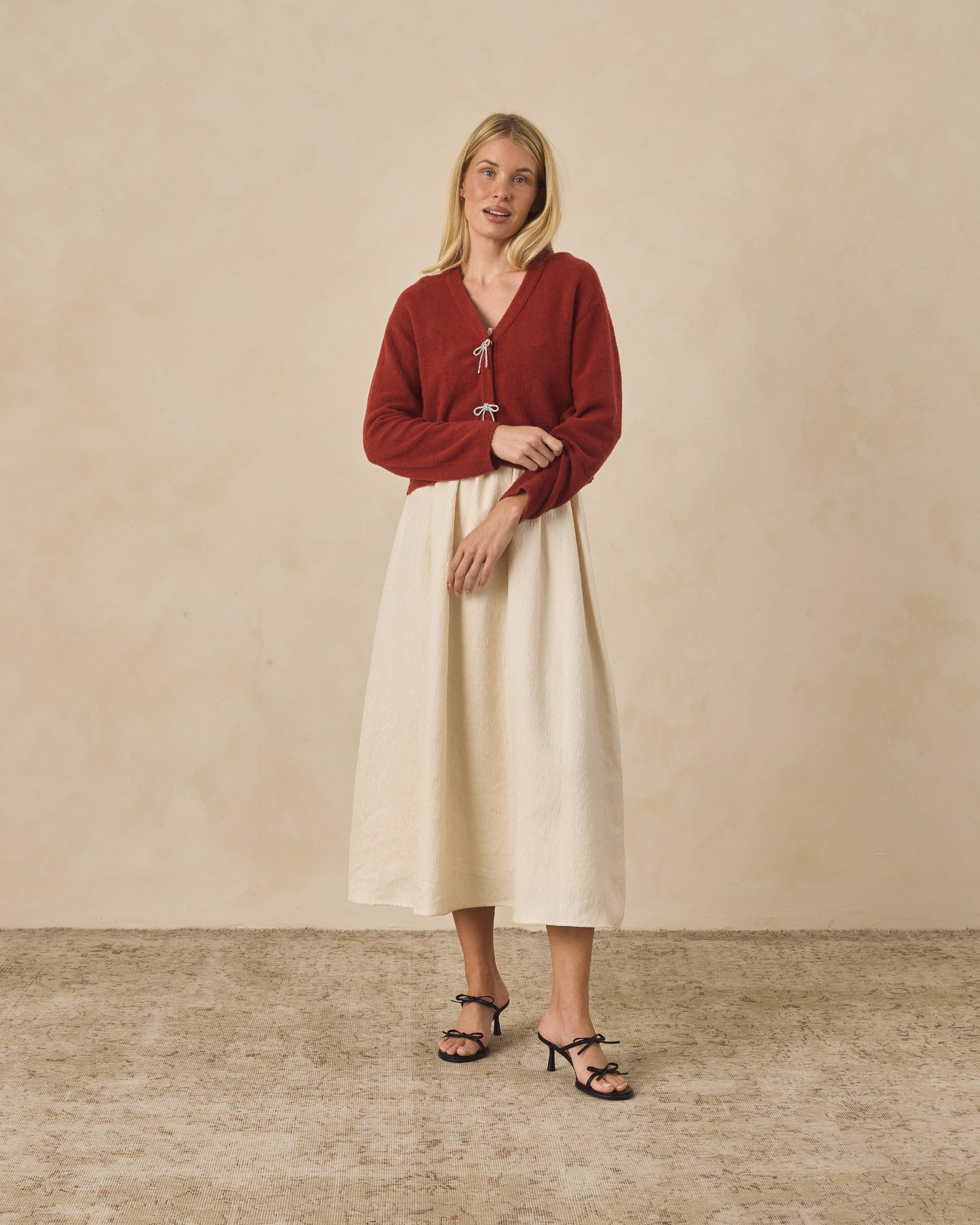 Bow Cardigan | Ruby - Rylee + Cru | Kids Clothes | Trendy Baby Clothes | Modern Infant Outfits |