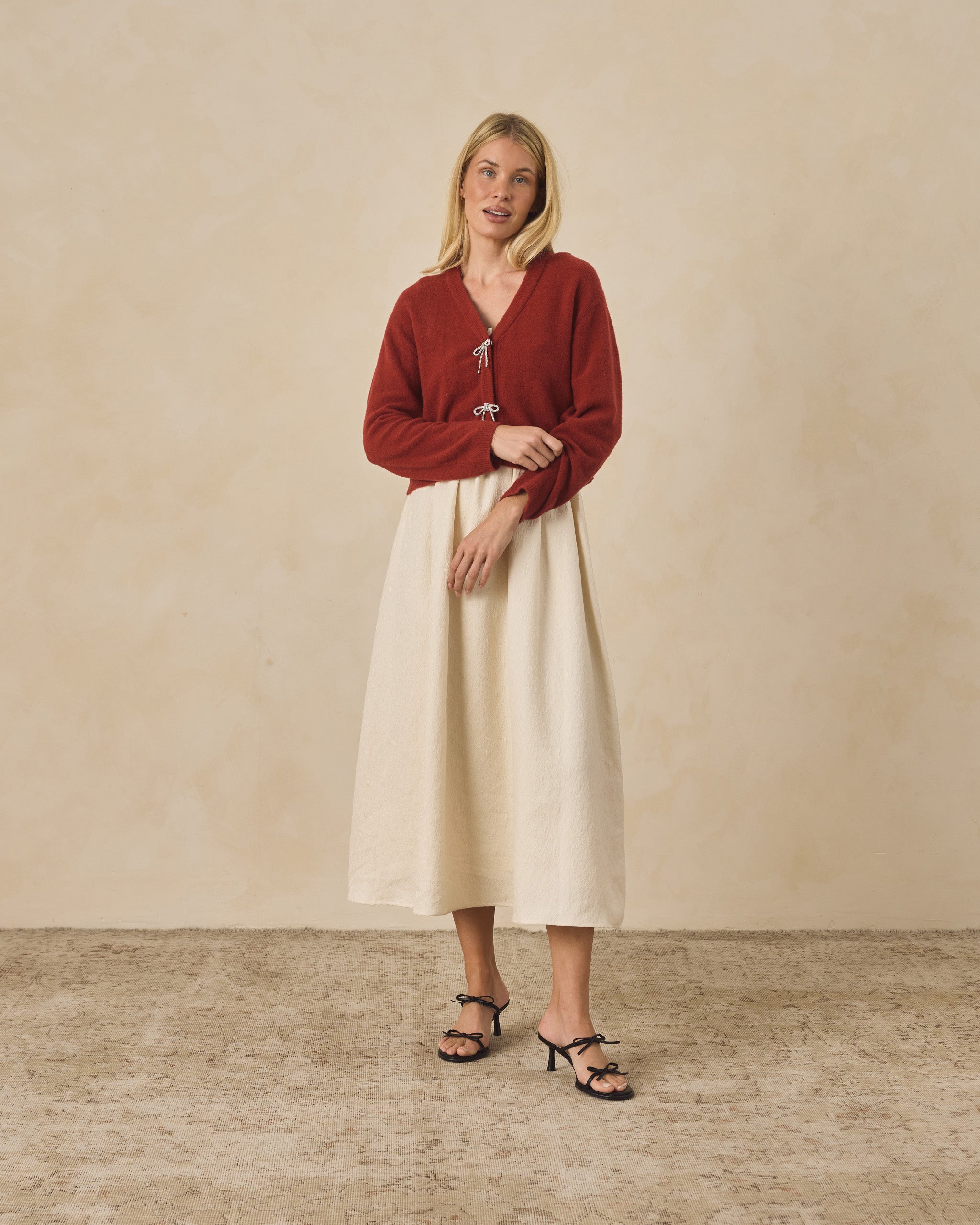 Bow Cardigan | Ruby - Rylee + Cru | Kids Clothes | Trendy Baby Clothes | Modern Infant Outfits |