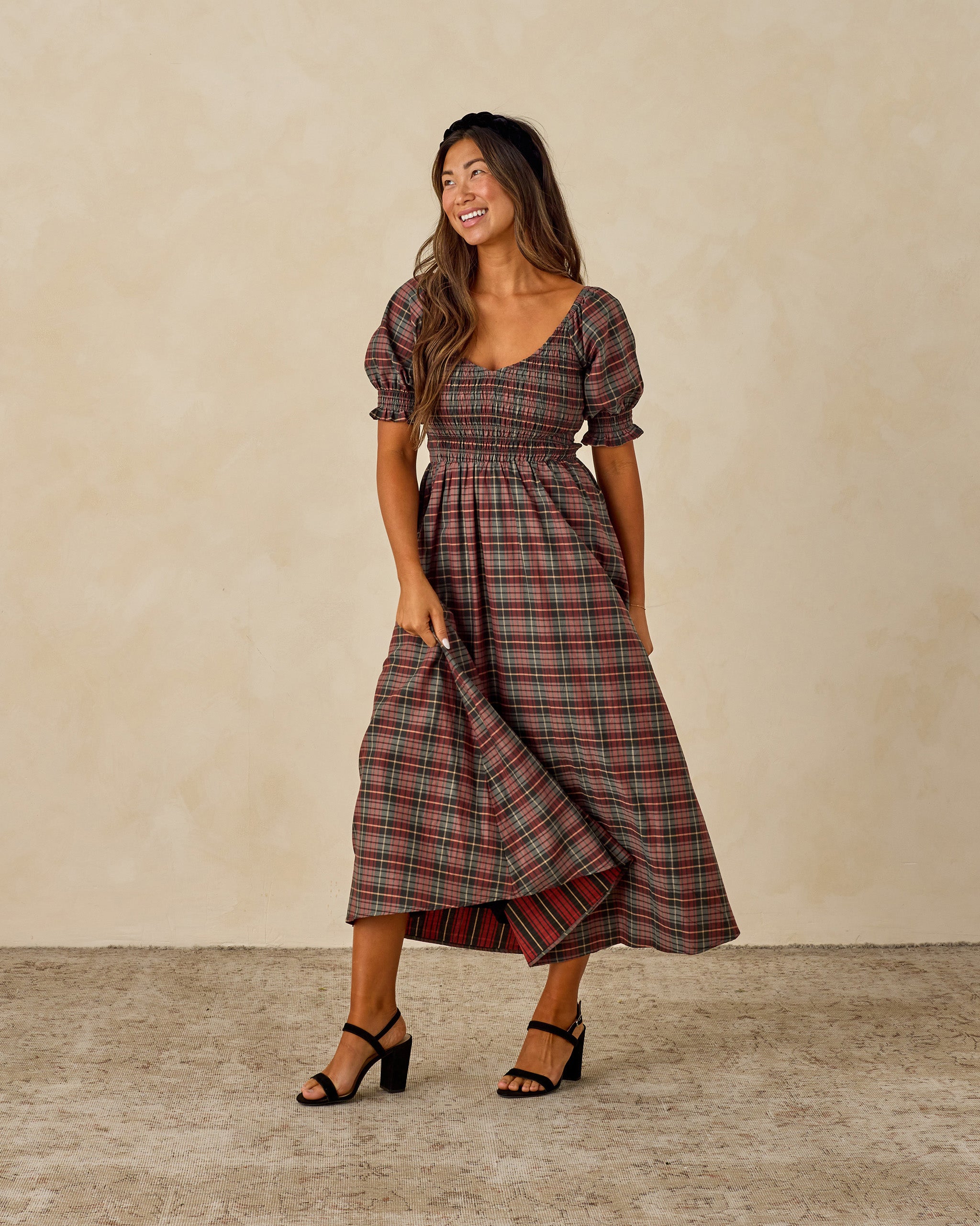 Adele Dress | Winter Tartan - Rylee + Cru | Kids Clothes | Trendy Baby Clothes | Modern Infant Outfits |