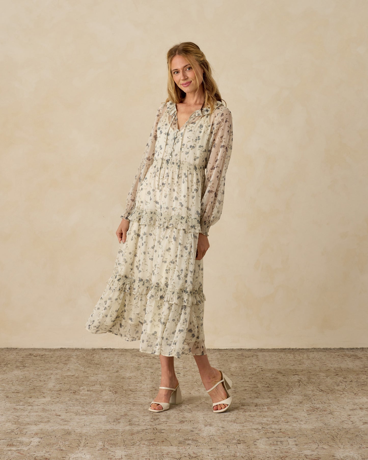 Mirabelle Dress || Winter Vines - Rylee + Cru | Kids Clothes | Trendy Baby Clothes | Modern Infant Outfits |