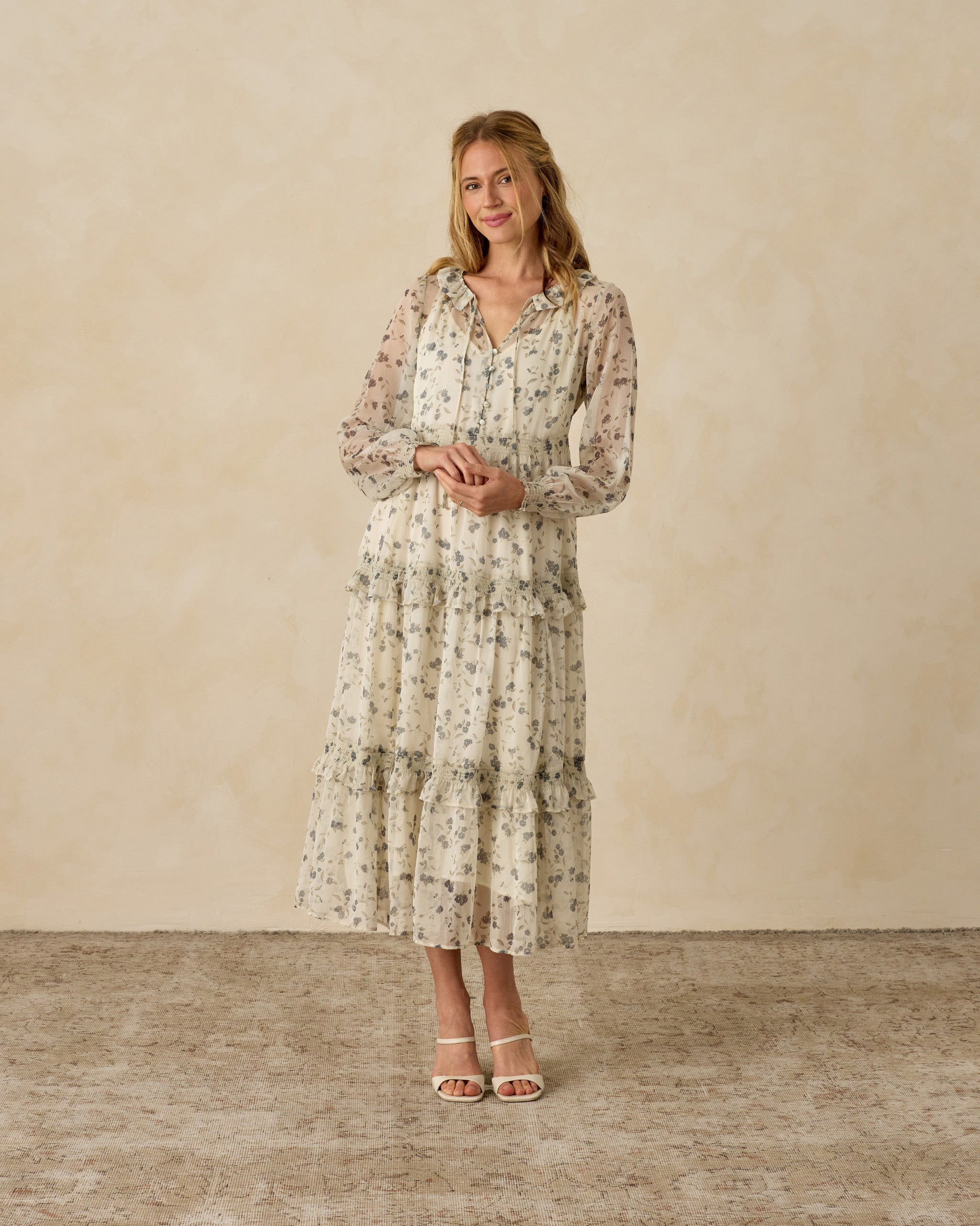 Mirabelle Dress || Winter Vines - Rylee + Cru | Kids Clothes | Trendy Baby Clothes | Modern Infant Outfits |