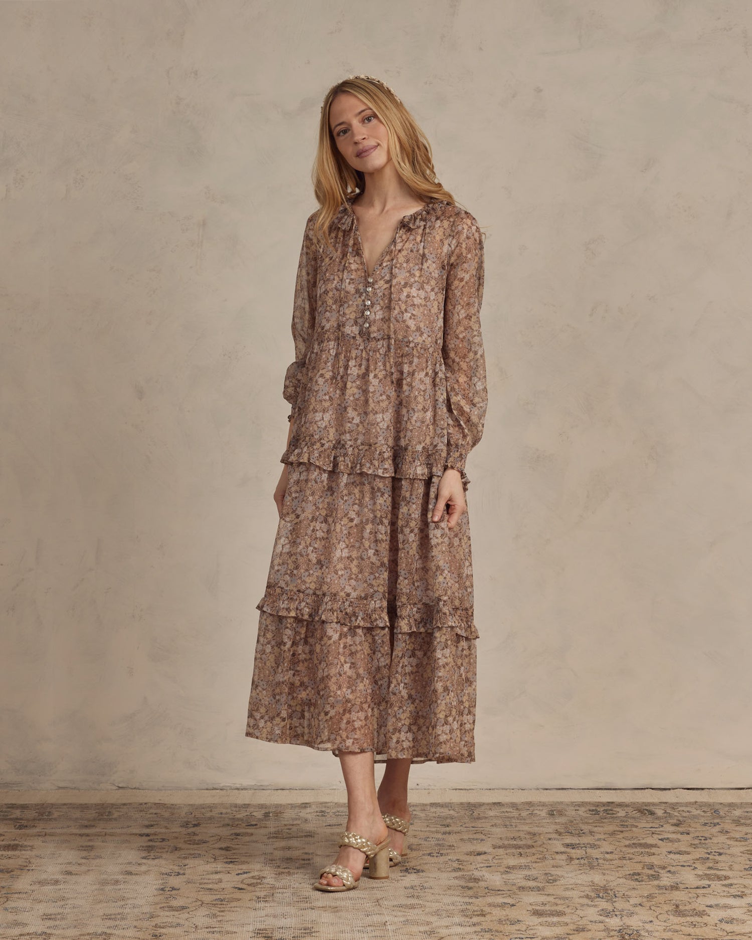 Mirabelle Dress Autumn Garden Noralee