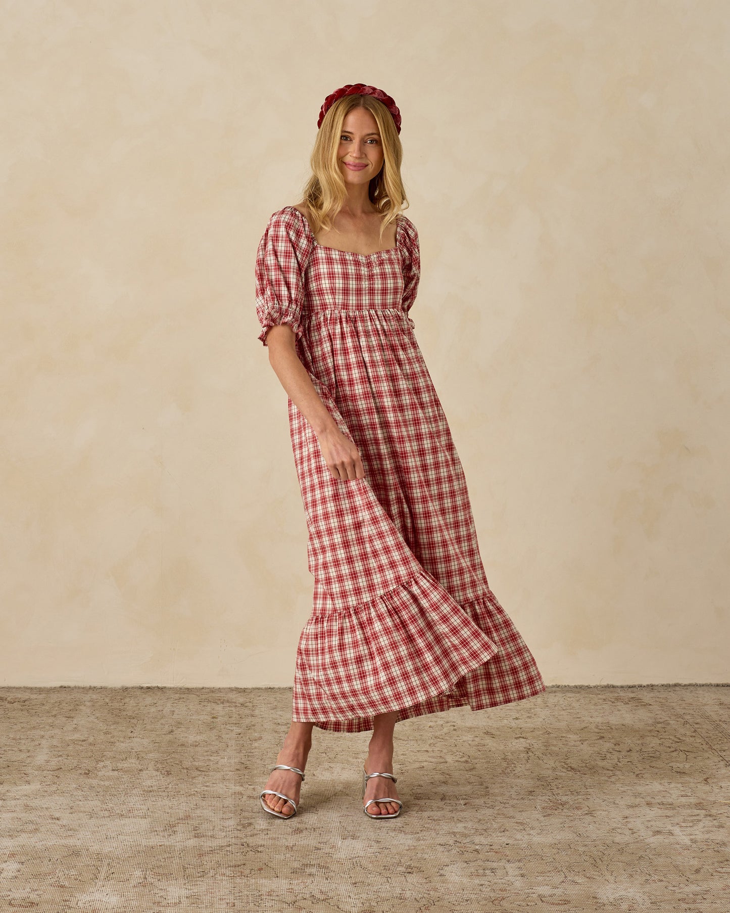 Chloe Dress | Holiday Tartan - Rylee + Cru | Kids Clothes | Trendy Baby Clothes | Modern Infant Outfits |