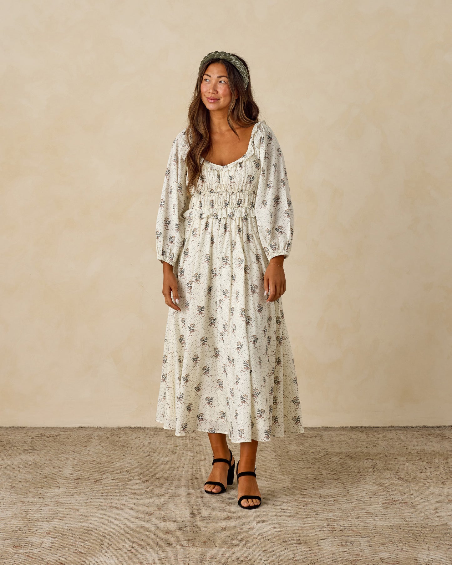 Junie Dress | Vintage Marigold - Rylee + Cru | Kids Clothes | Trendy Baby Clothes | Modern Infant Outfits |