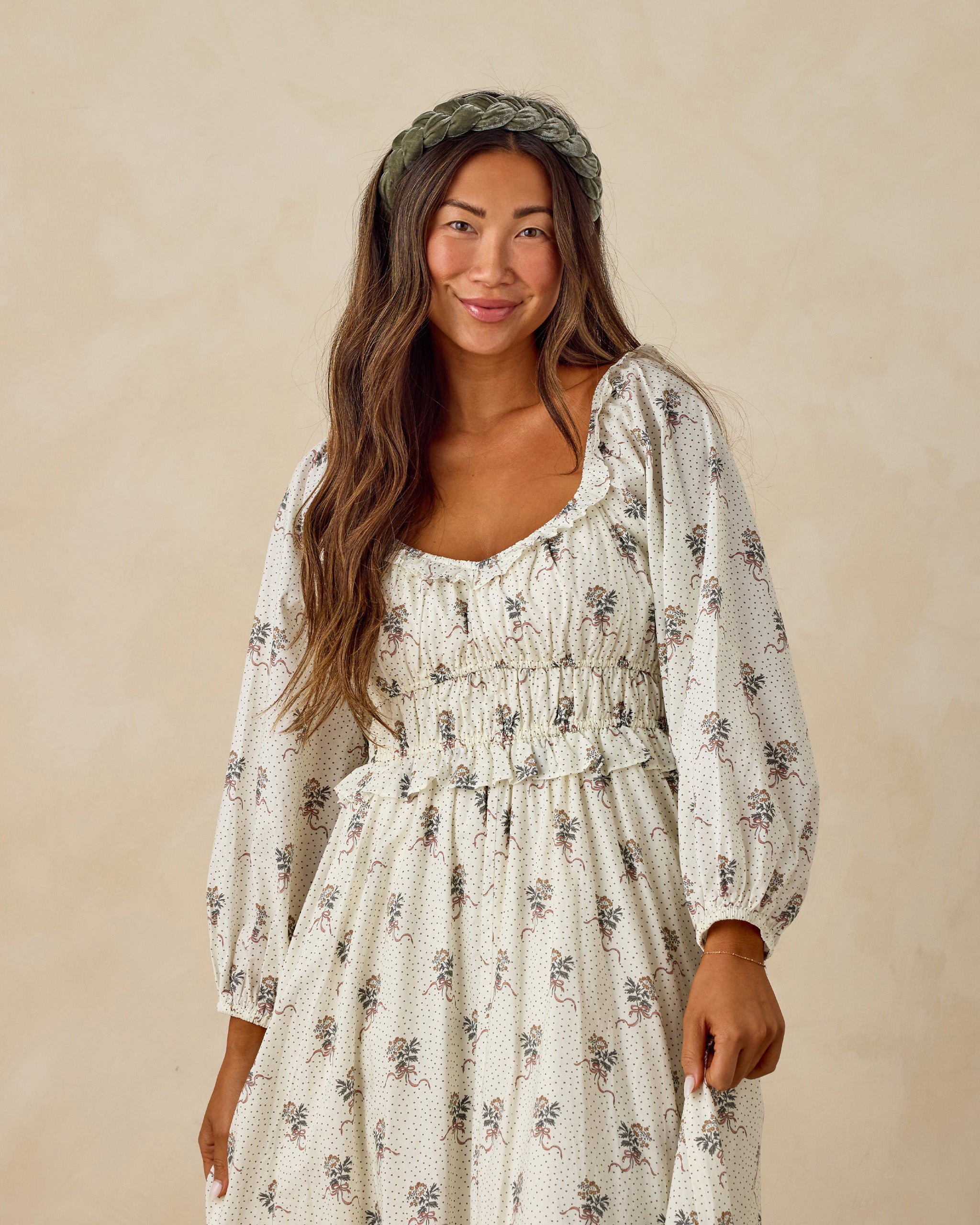 Junie Dress | Vintage Marigold - Rylee + Cru | Kids Clothes | Trendy Baby Clothes | Modern Infant Outfits |