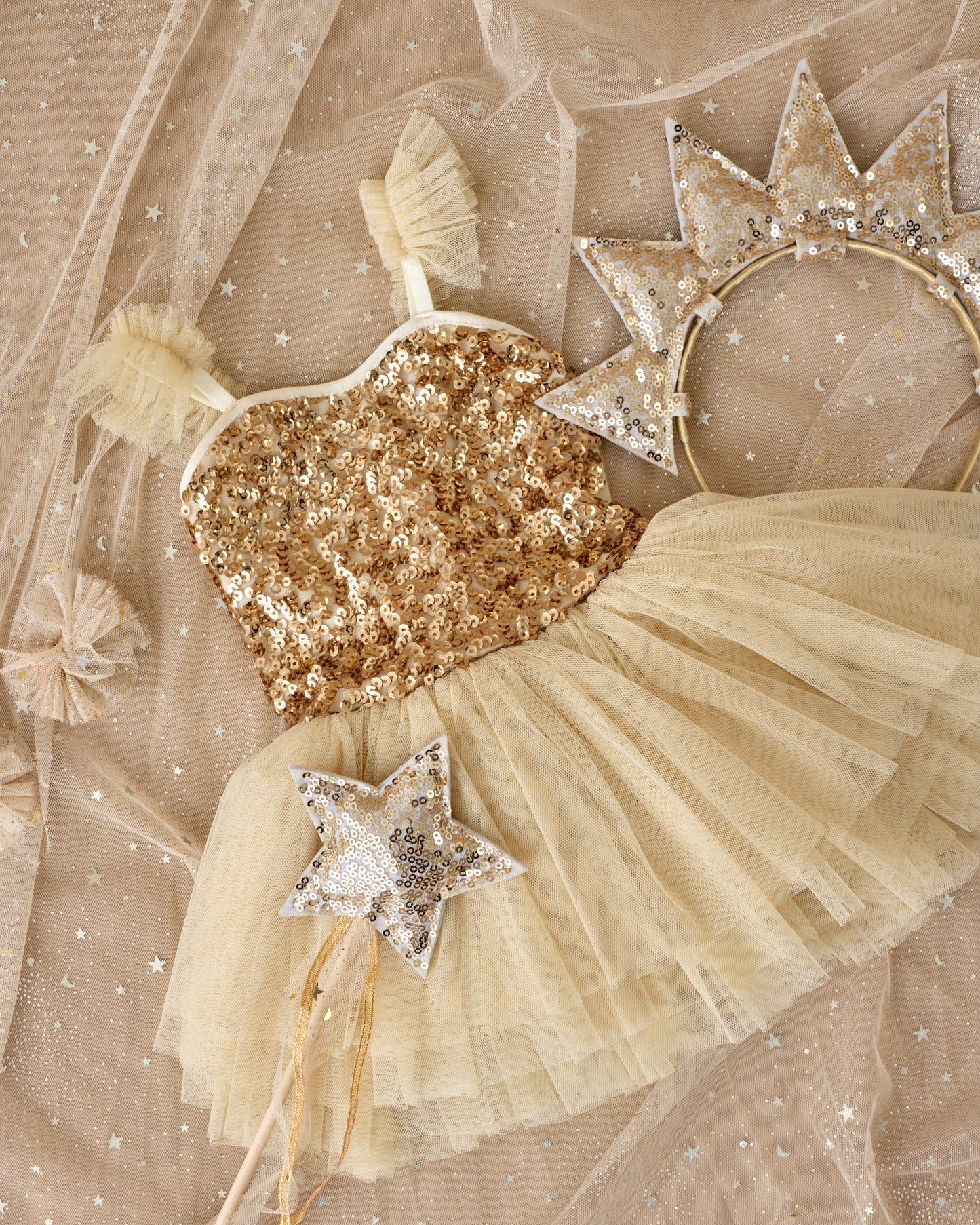 Sun Crown + Wand | Gold - Rylee + Cru | Kids Clothes | Trendy Baby Clothes | Modern Infant Outfits |