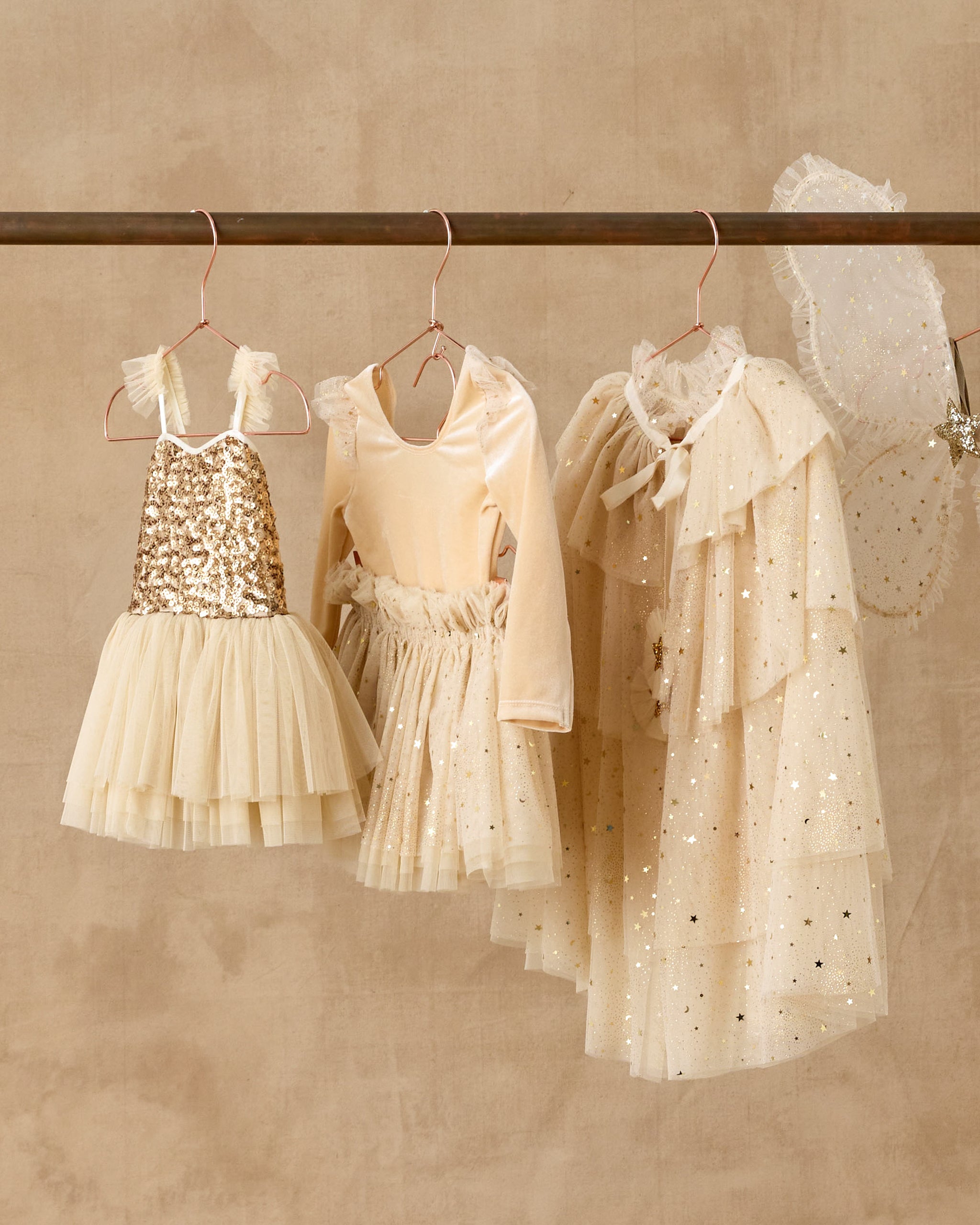 Lottie Tutu Set | Champagne - Rylee + Cru | Kids Clothes | Trendy Baby Clothes | Modern Infant Outfits |