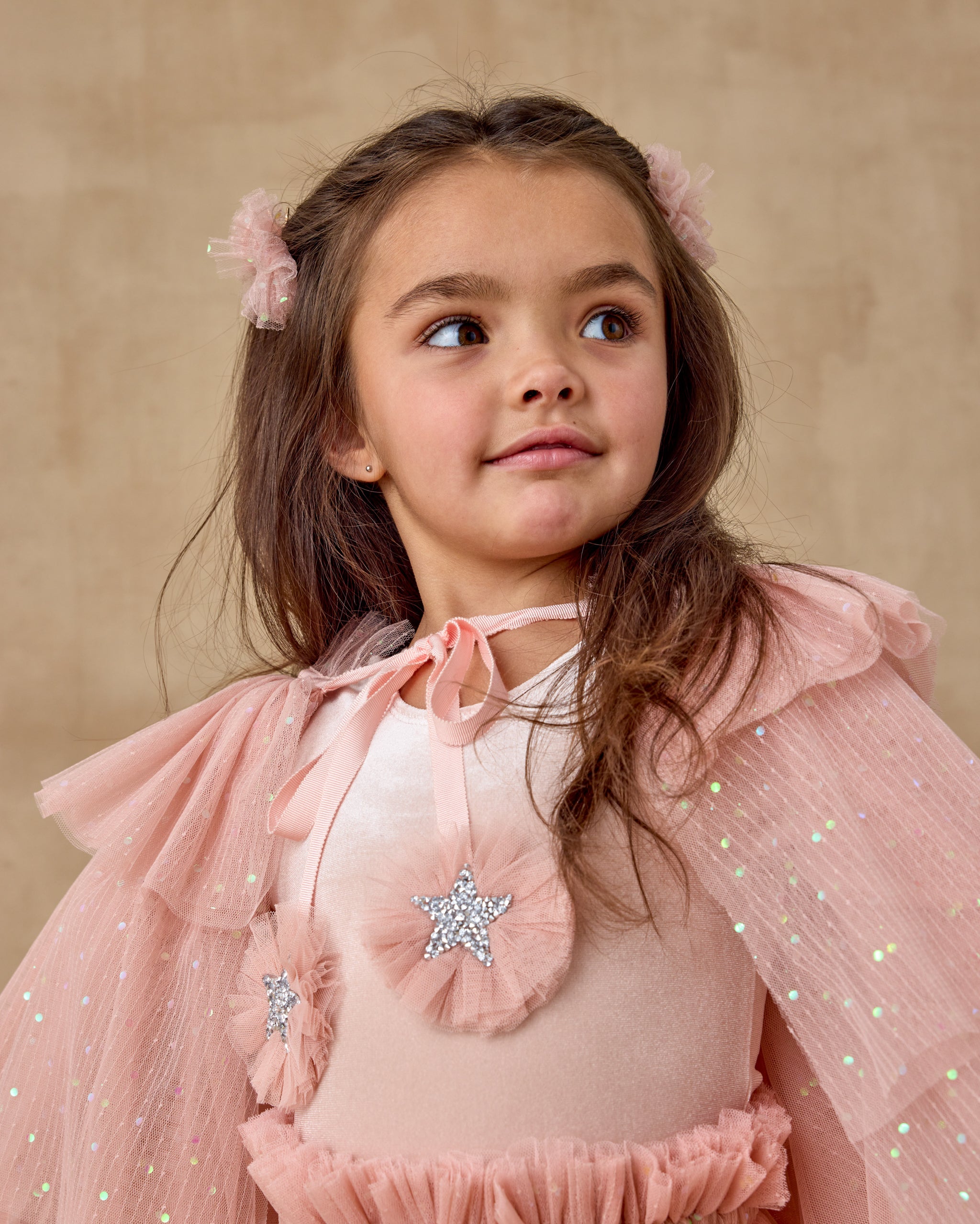 Flutter Tulle Clips | Rose - Rylee + Cru | Kids Clothes | Trendy Baby Clothes | Modern Infant Outfits |