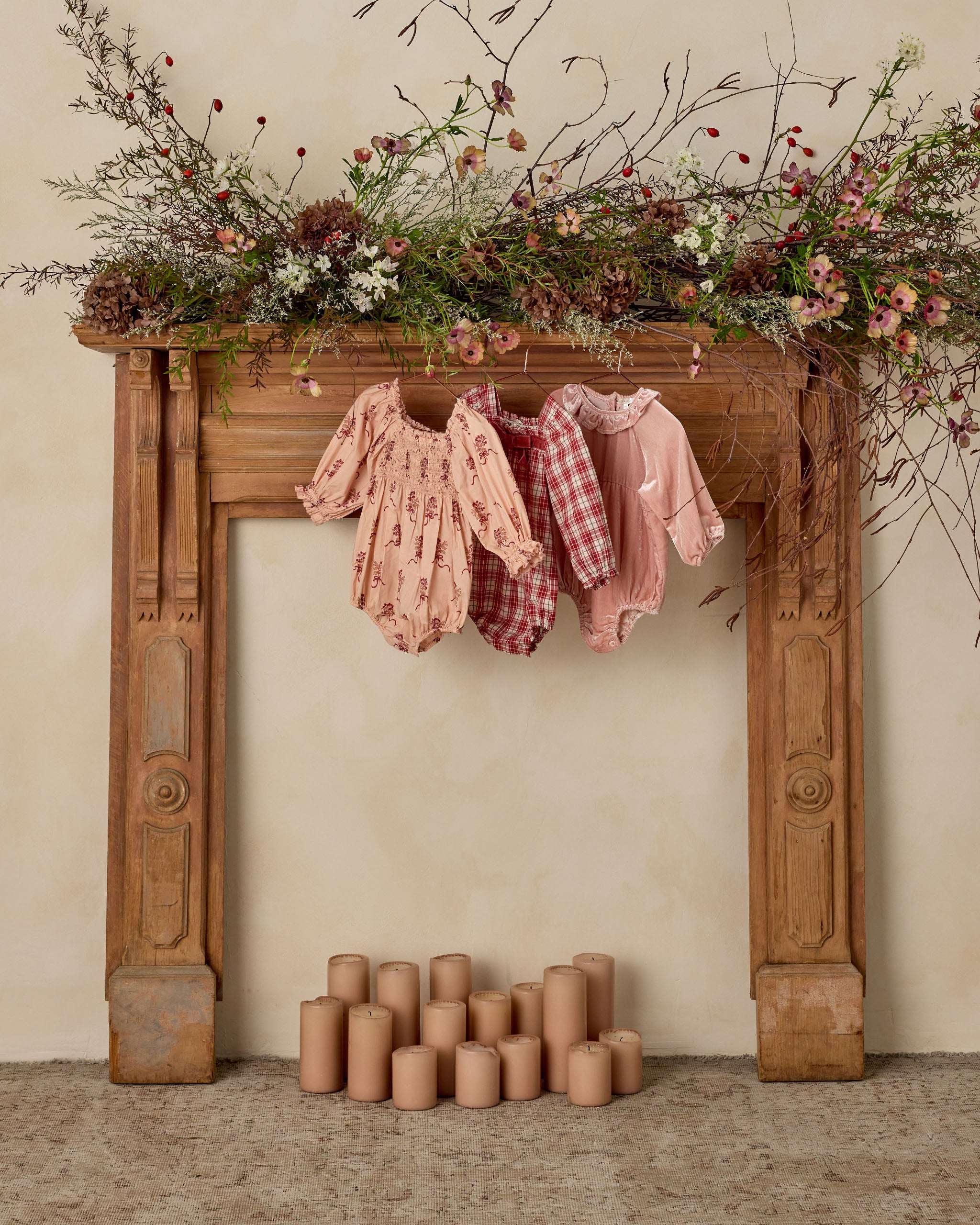 Adeline Romper | Rose - Rylee + Cru | Kids Clothes | Trendy Baby Clothes | Modern Infant Outfits |