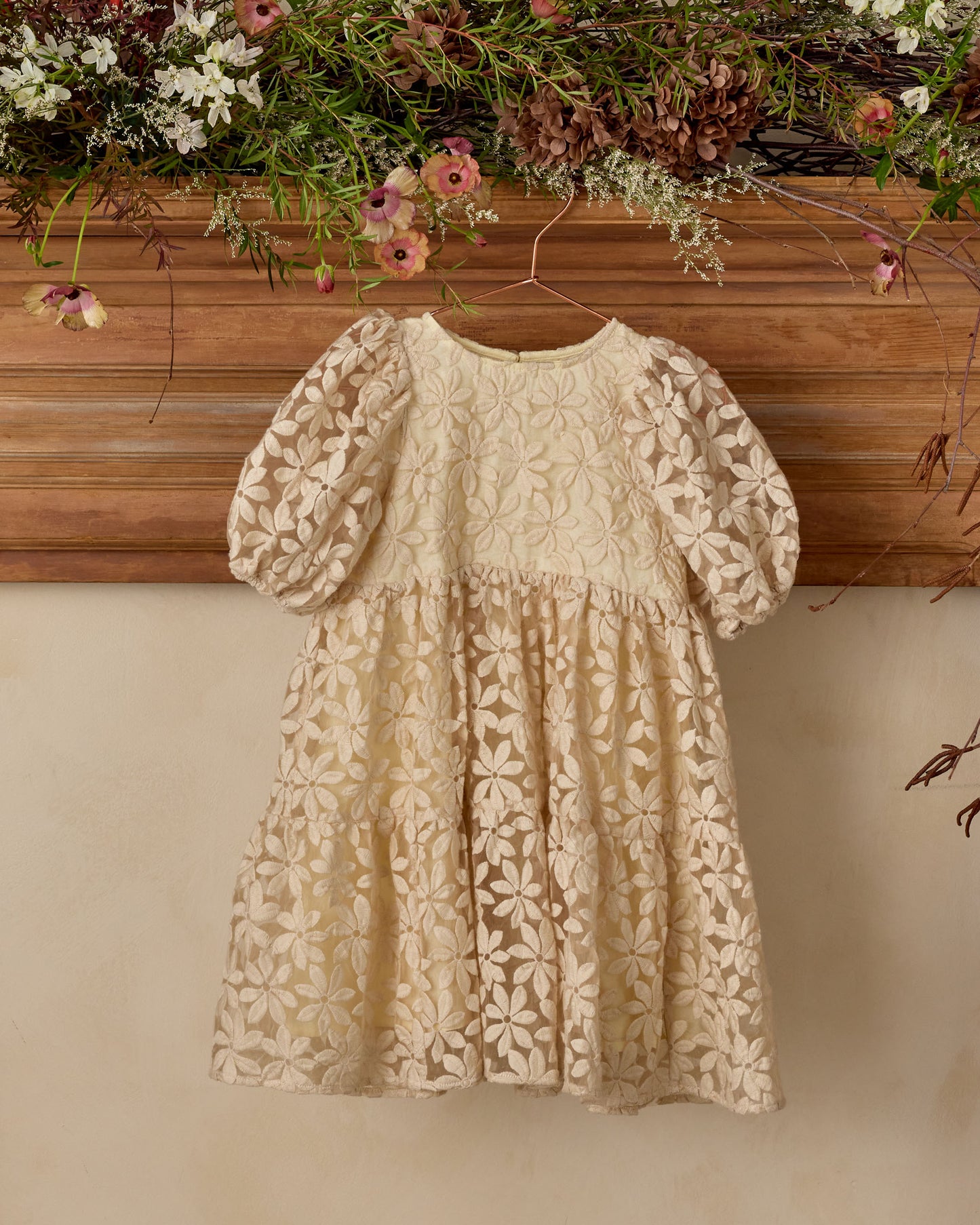 Chloe Dress | Embroidered Daisy - Rylee + Cru | Kids Clothes | Trendy Baby Clothes | Modern Infant Outfits |