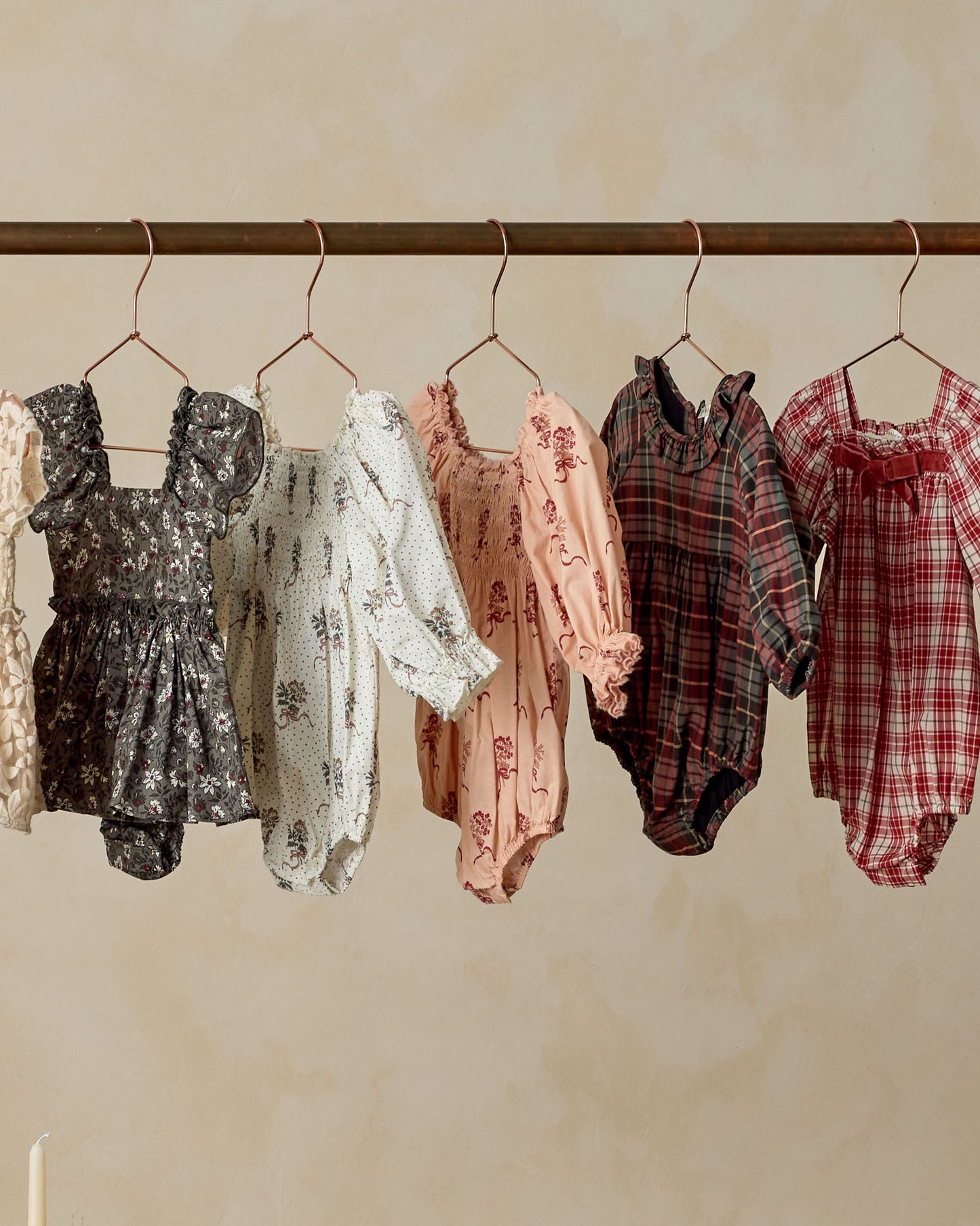 Annette Romper | Holiday Tartan - Rylee + Cru | Kids Clothes | Trendy Baby Clothes | Modern Infant Outfits |