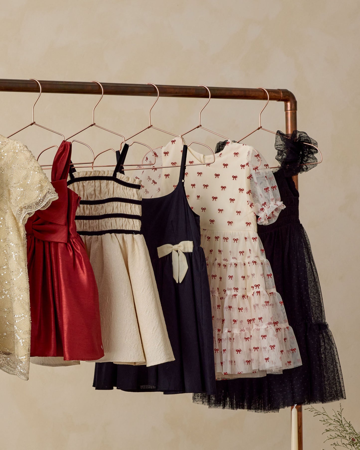 Clara Dress | Black - Rylee + Cru | Kids Clothes | Trendy Baby Clothes | Modern Infant Outfits |