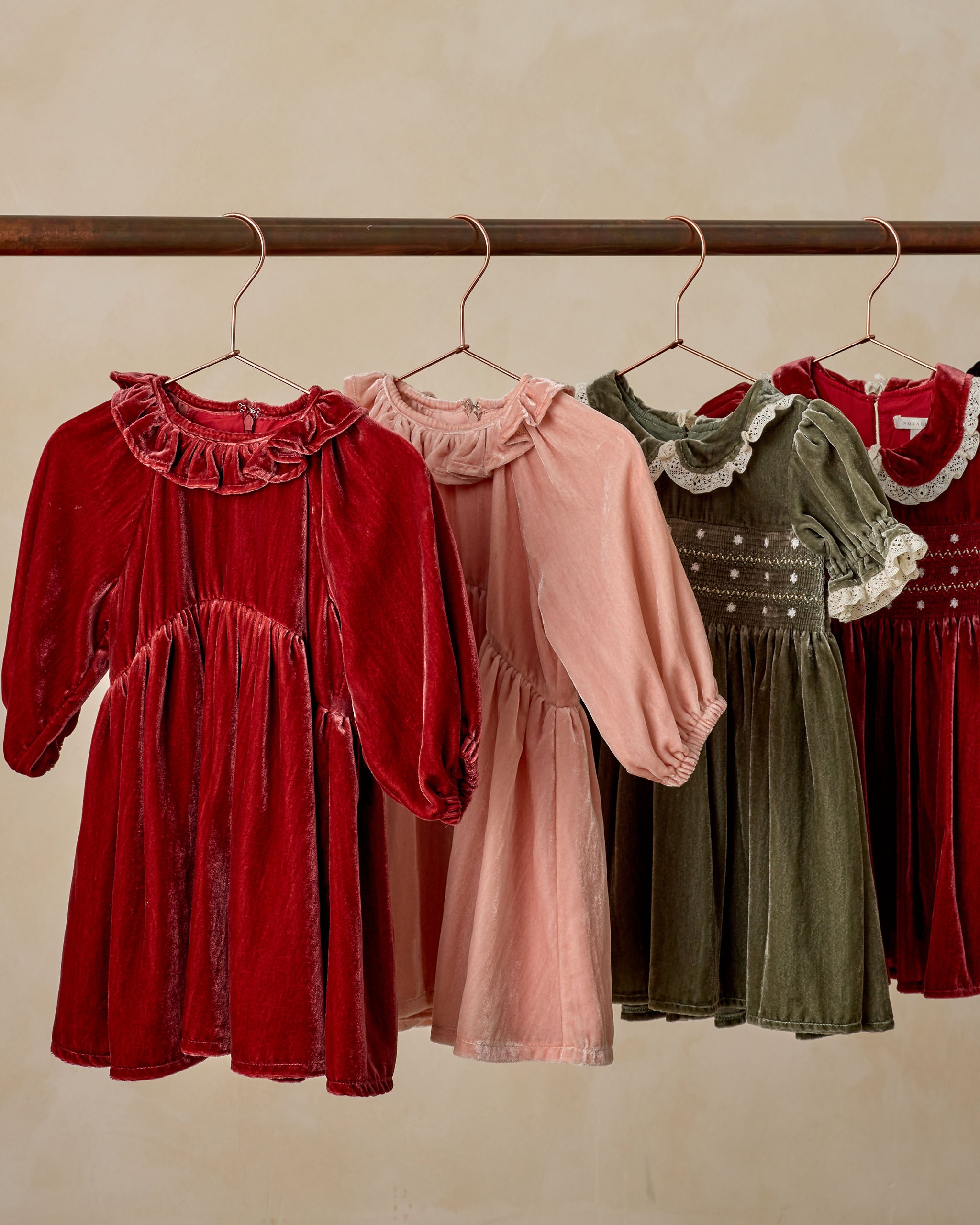 Adeline Dress | Rose - Rylee + Cru | Kids Clothes | Trendy Baby Clothes | Modern Infant Outfits |