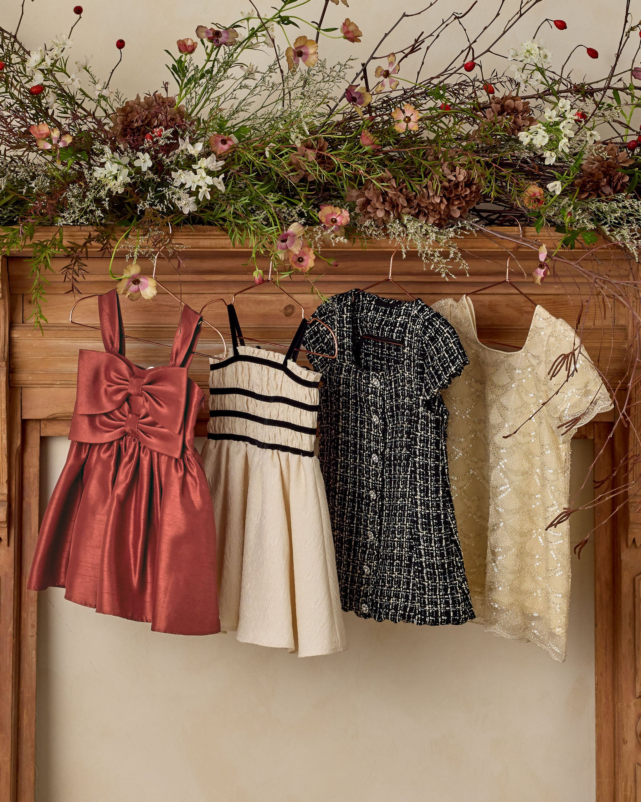 Cindy Dress | Ruby - Rylee + Cru | Kids Clothes | Trendy Baby Clothes | Modern Infant Outfits |