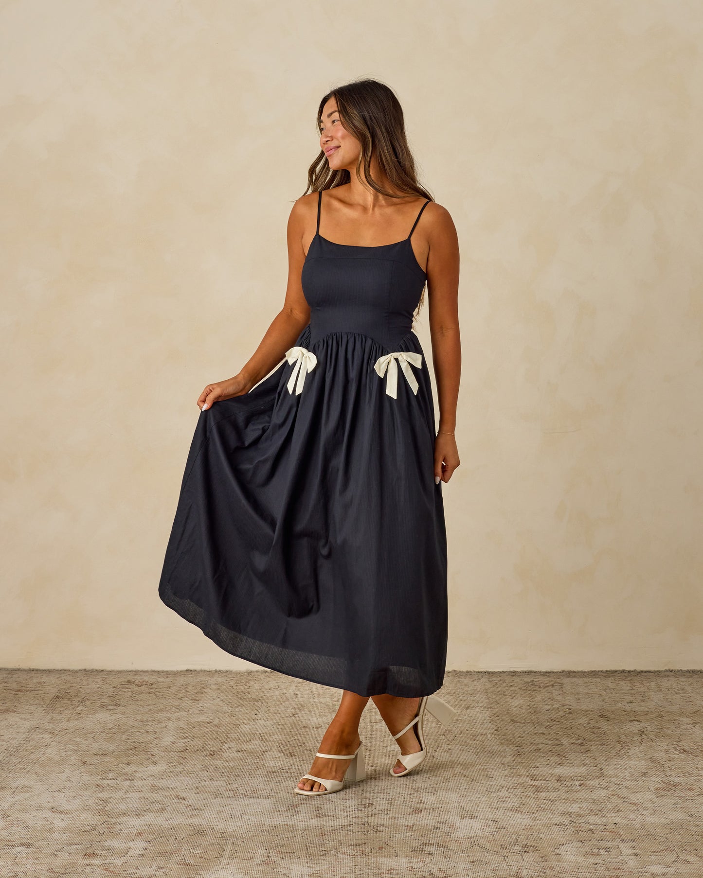 Beatrice Dress | Black - Rylee + Cru | Kids Clothes | Trendy Baby Clothes | Modern Infant Outfits |