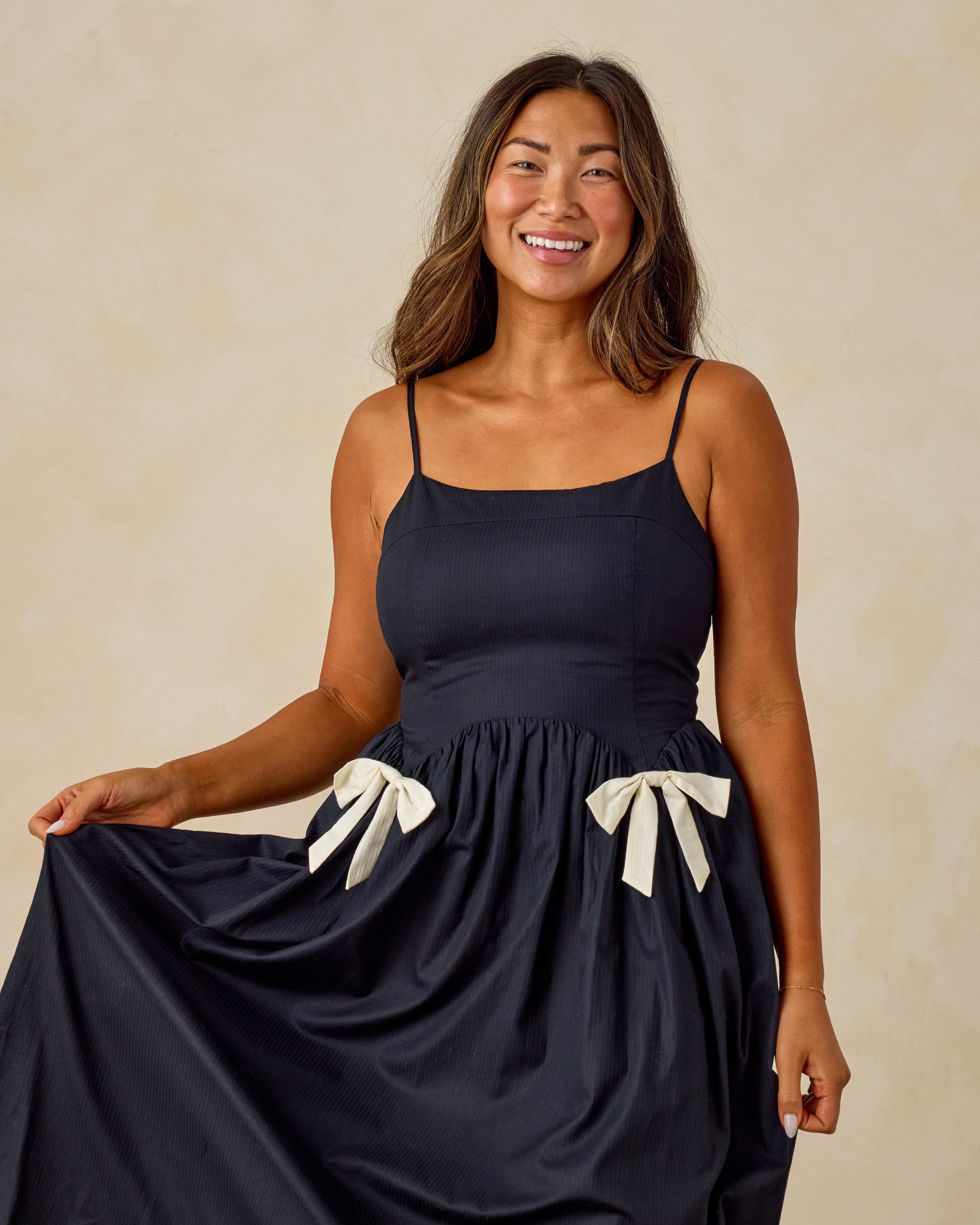 Beatrice Dress | Black - Rylee + Cru | Kids Clothes | Trendy Baby Clothes | Modern Infant Outfits |