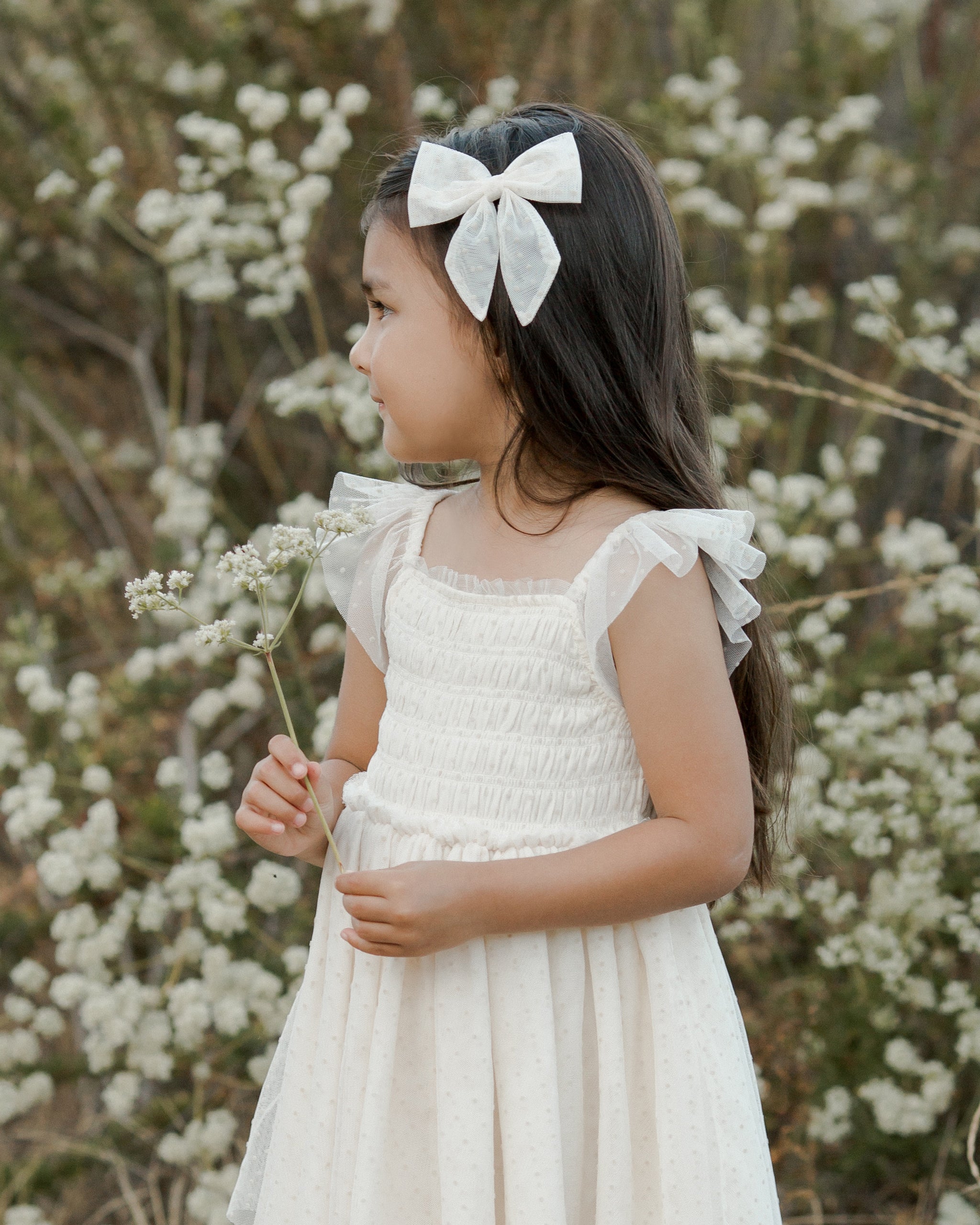 Valentina Dress || Ivory - Rylee + Cru | Kids Clothes | Trendy Baby Clothes | Modern Infant Outfits |
