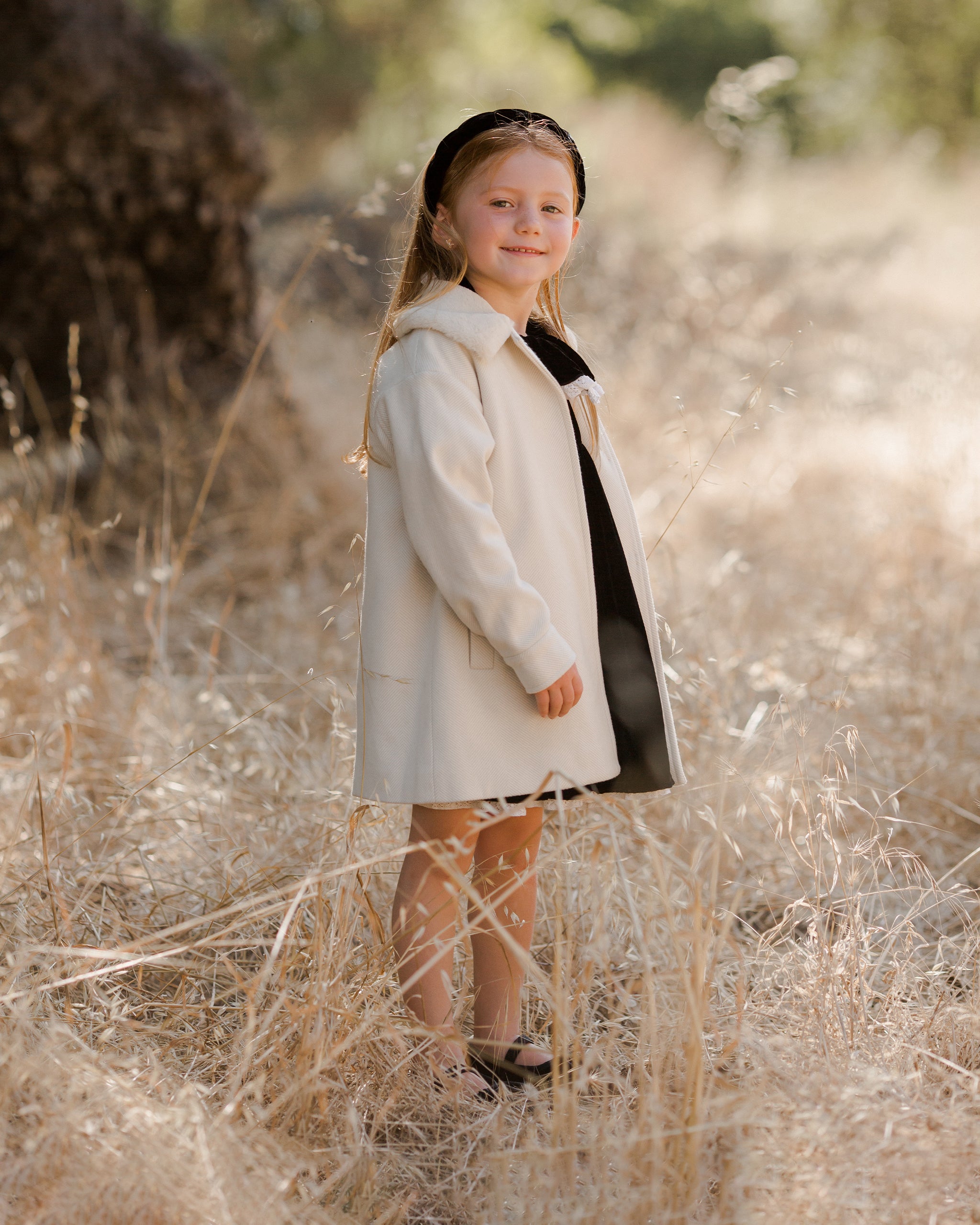 Paris Coat || Natural - Rylee + Cru | Kids Clothes | Trendy Baby Clothes | Modern Infant Outfits |
