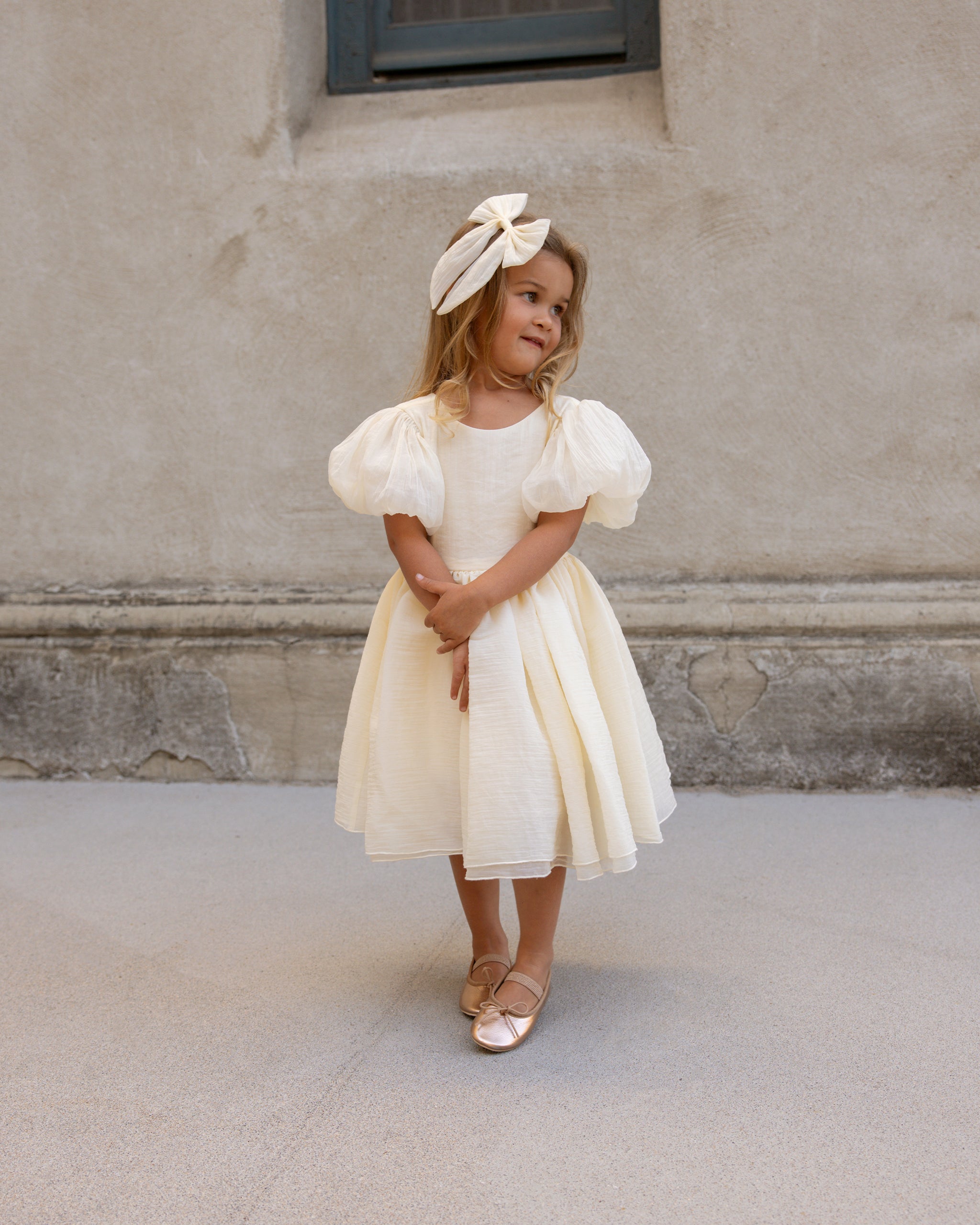 Sofia Dress || Ivory - Rylee + Cru | Kids Clothes | Trendy Baby Clothes | Modern Infant Outfits |