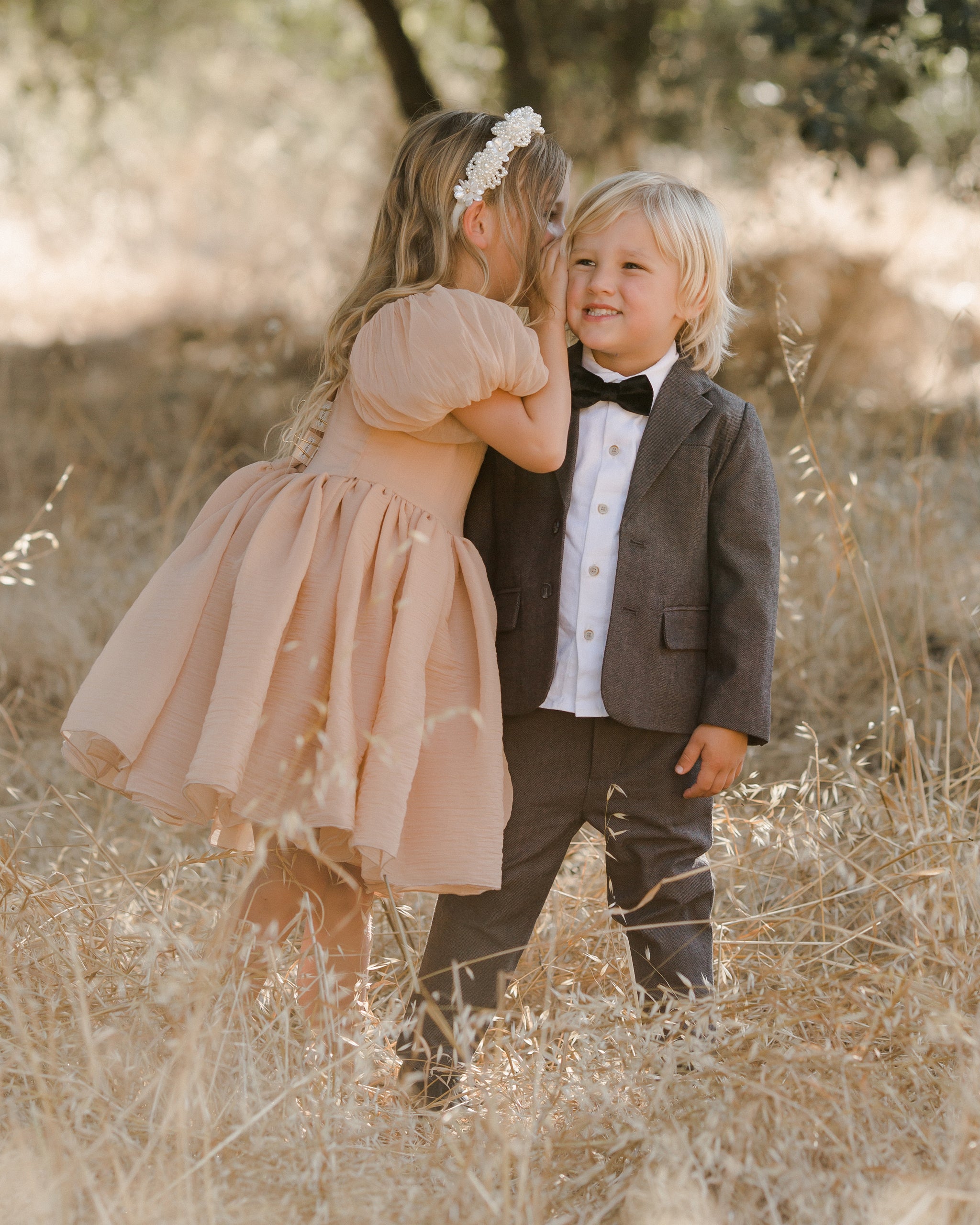 Sofia Dress || Blush - Rylee + Cru | Kids Clothes | Trendy Baby Clothes | Modern Infant Outfits |